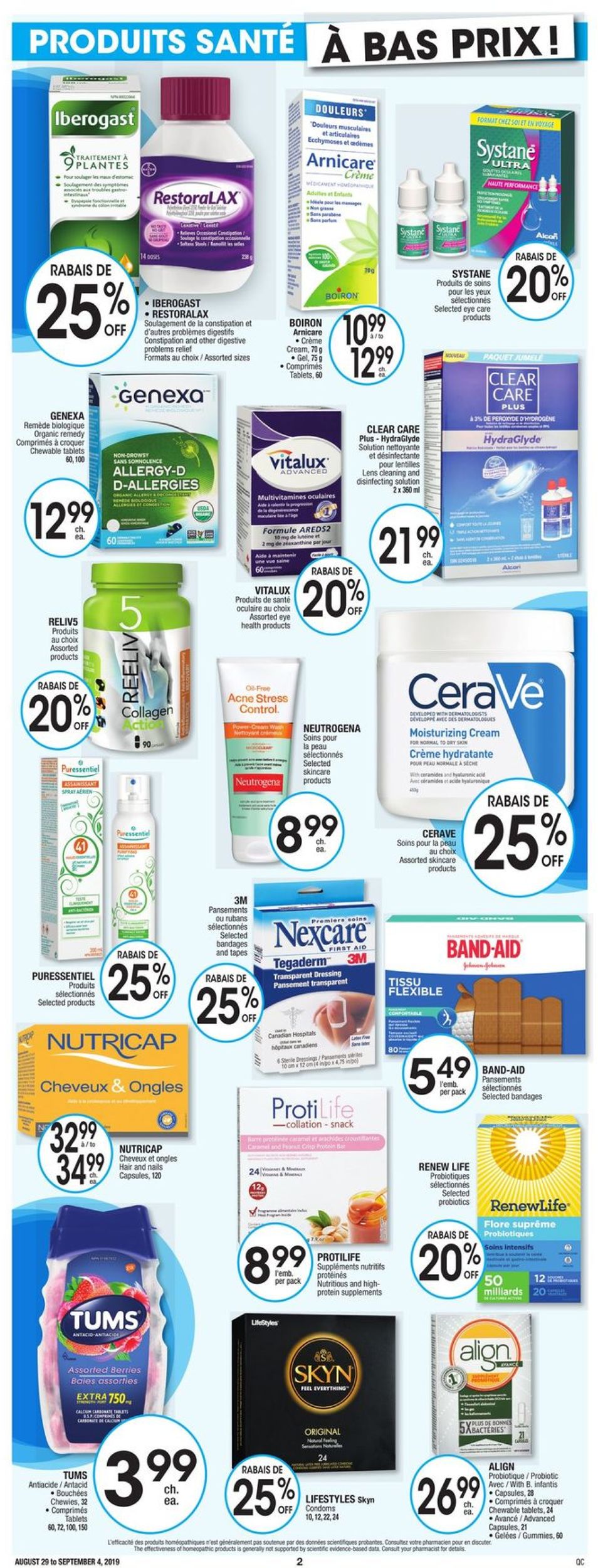 Jean Coutu Flyer - 08/29-09/04/2019 (Page 2)