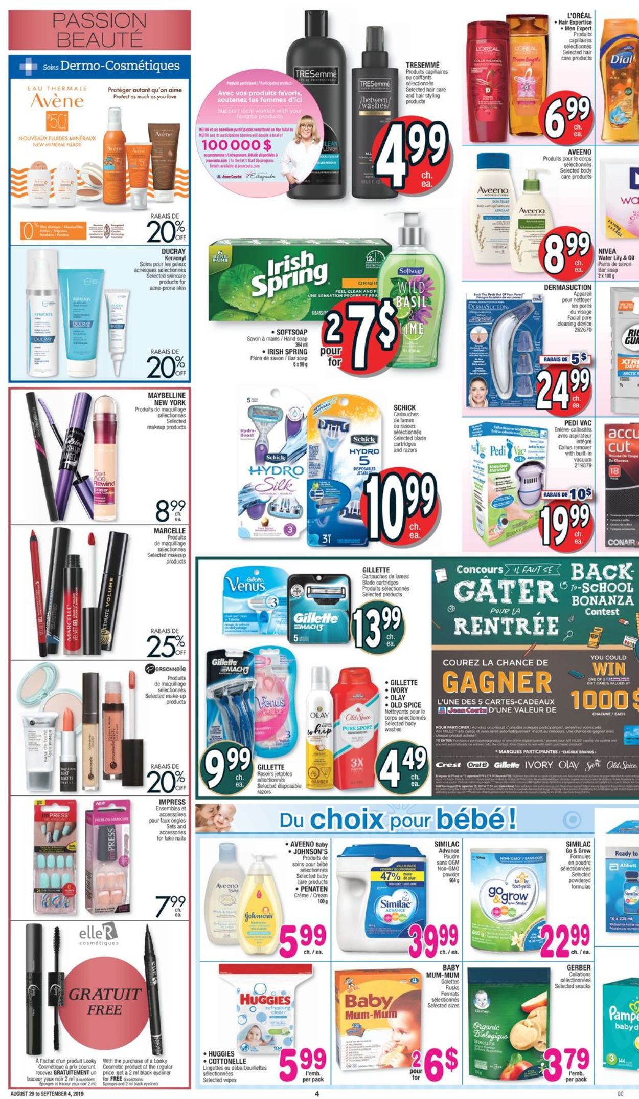 Jean Coutu Flyer - 08/29-09/04/2019 (Page 4)