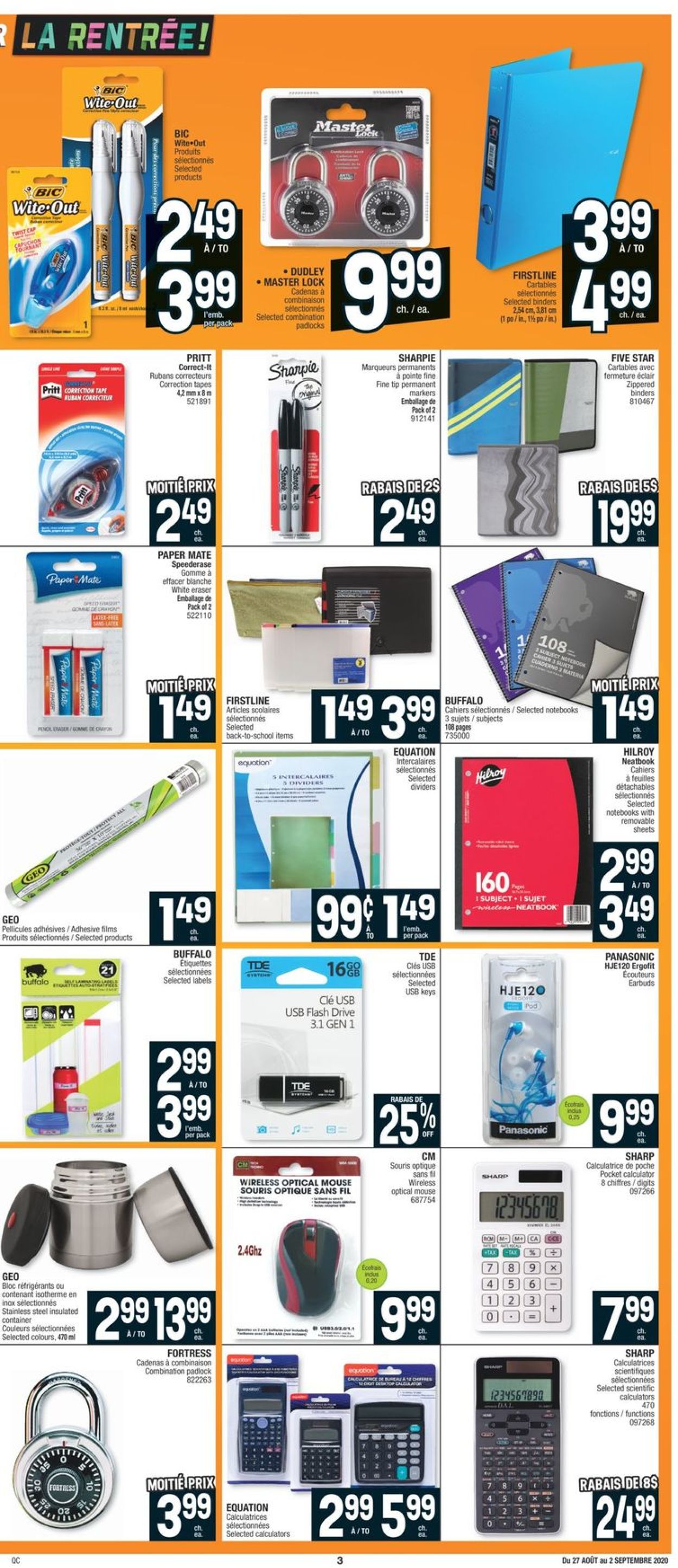 Jean Coutu Flyer - 08/27-09/02/2020 (Page 3)