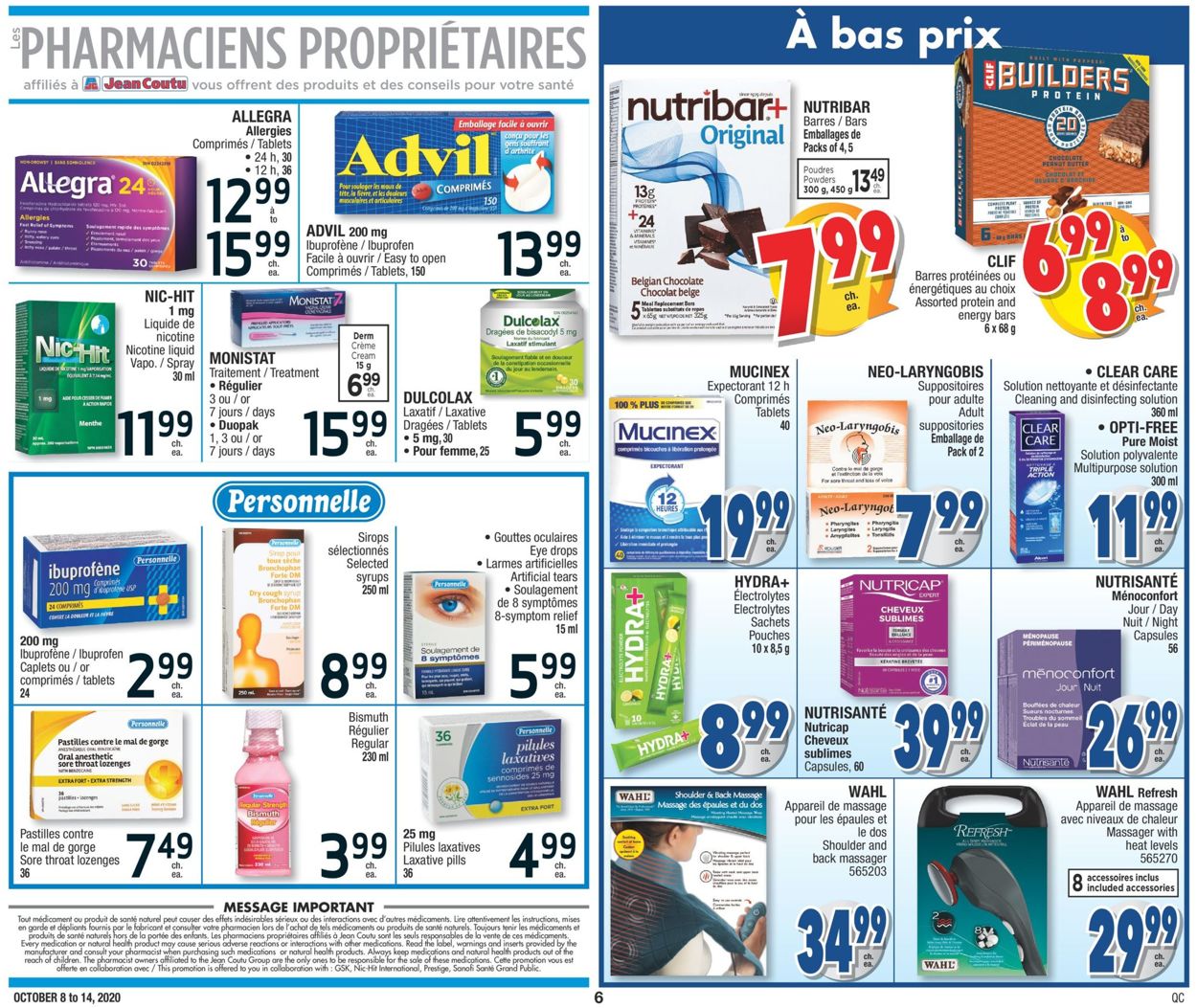 Jean Coutu Flyer - 10/08-10/14/2020 (Page 6)