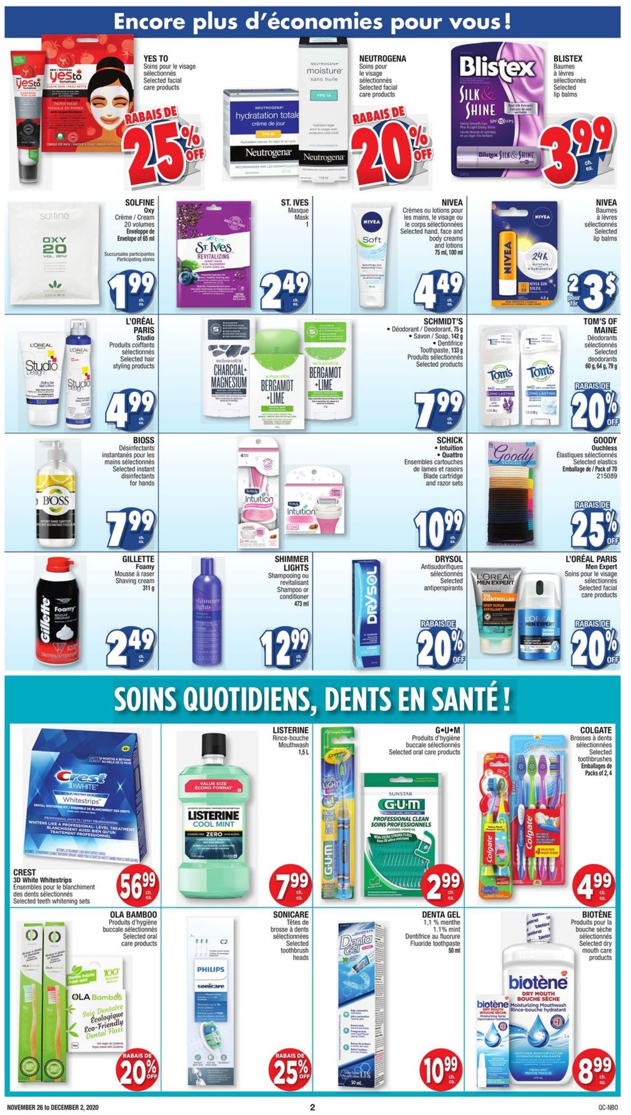 Jean Coutu - Black Friday 2020 Flyer - 11/26-12/02/2020 (Page 2)