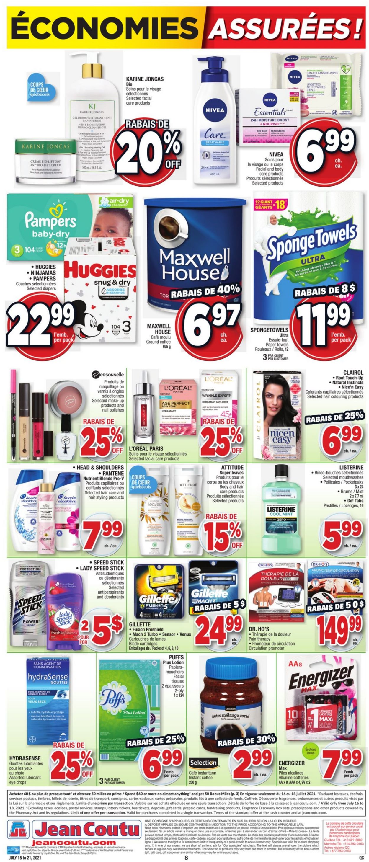 Jean Coutu Flyer - 07/15-07/21/2021 (Page 8)