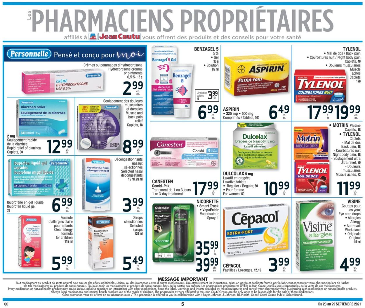 Jean Coutu Flyer - 09/23-09/29/2021 (Page 6)