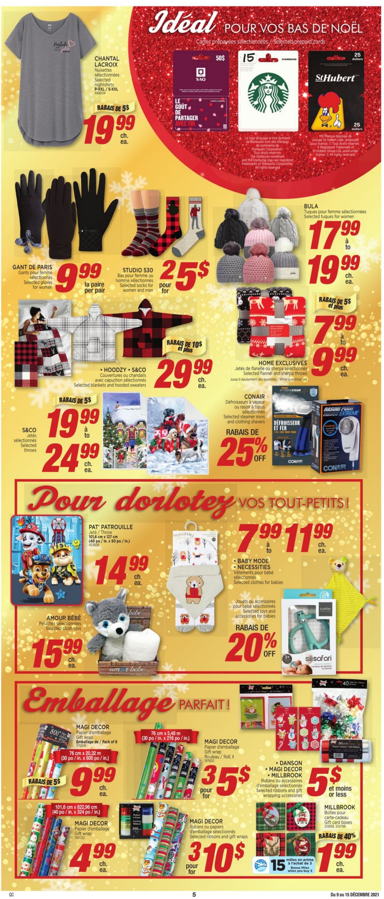 Jean Coutu CHRISTMAS 2021 Flyer - 12/09-12/15/2021 (Page 5)