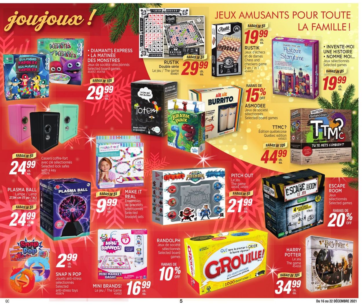 Jean Coutu CHRISTMAS 2021 Flyer - 12/16-12/22/2021 (Page 10)