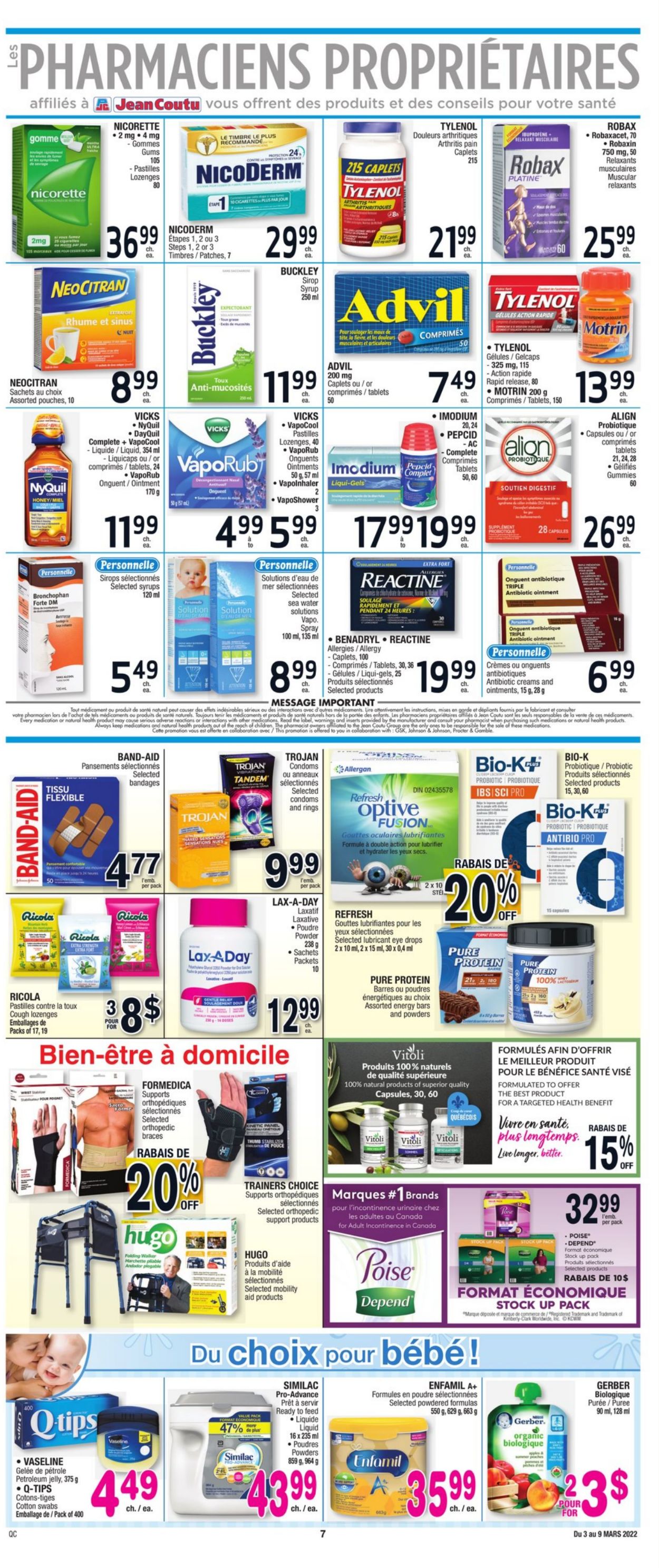 Jean Coutu Flyer - 03/03-03/09/2022 (Page 9)