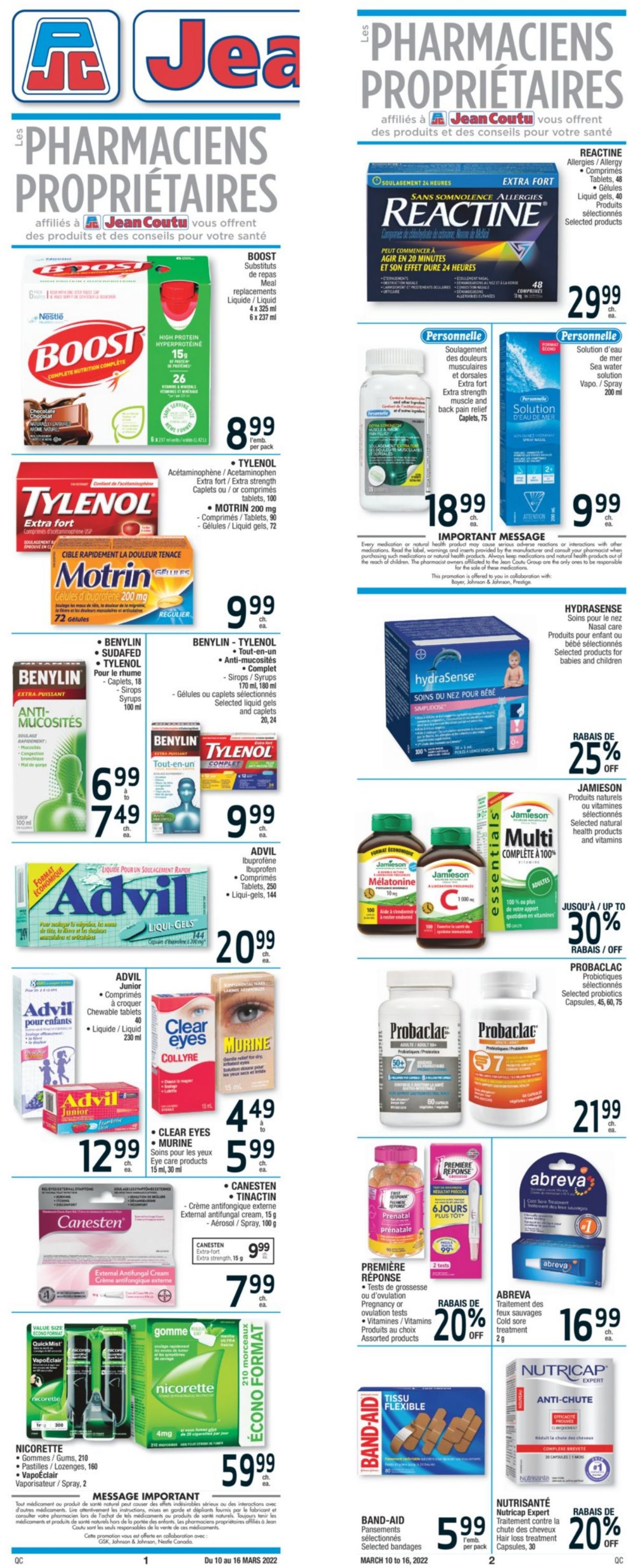 Jean Coutu Flyer - 03/10-03/16/2022 (Page 3)