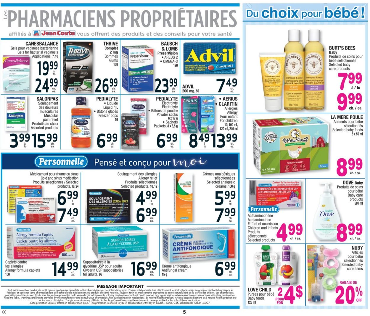 Jean Coutu Flyer - 07/14-07/20/2022 (Page 5)