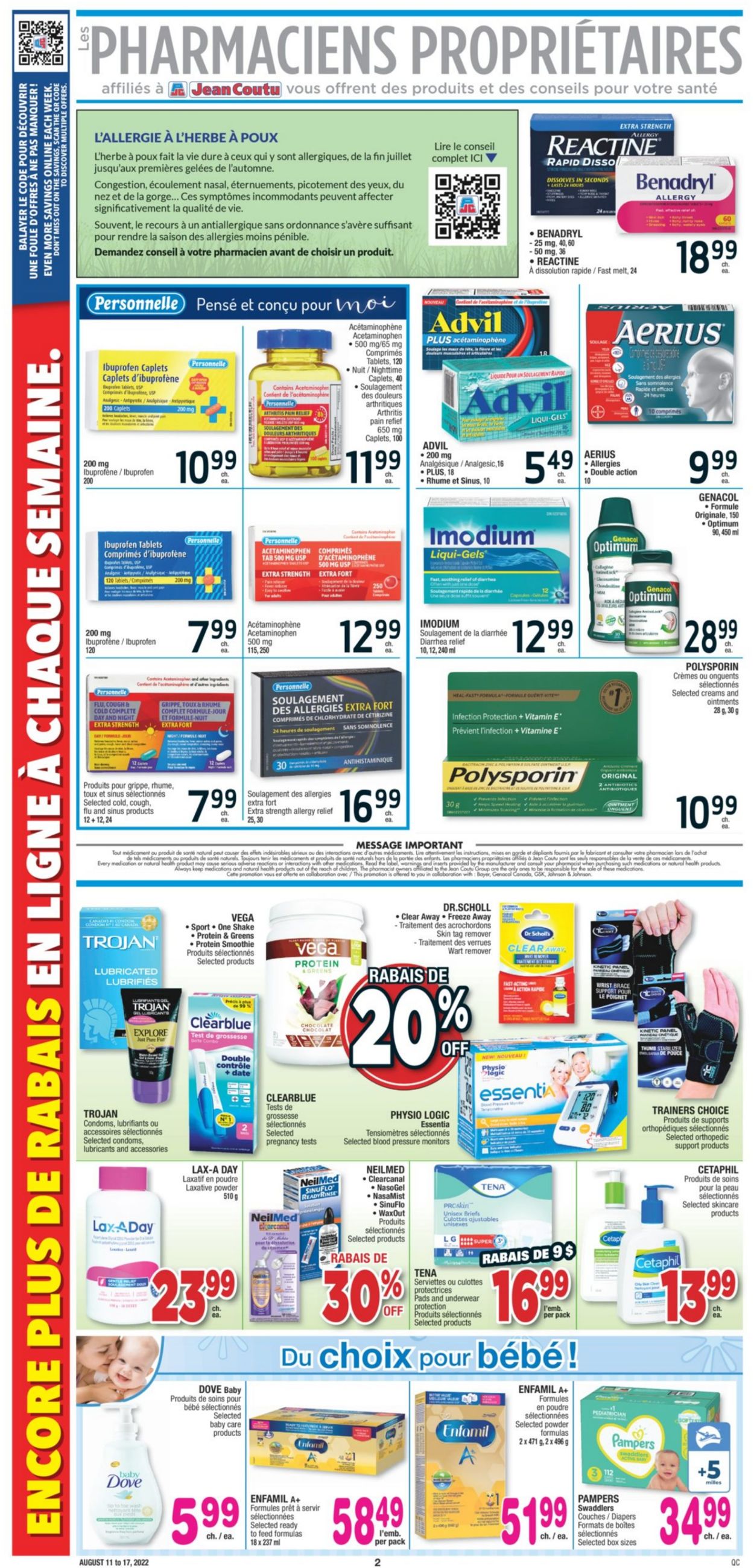Jean Coutu Flyer - 08/11-08/17/2022 (Page 7)
