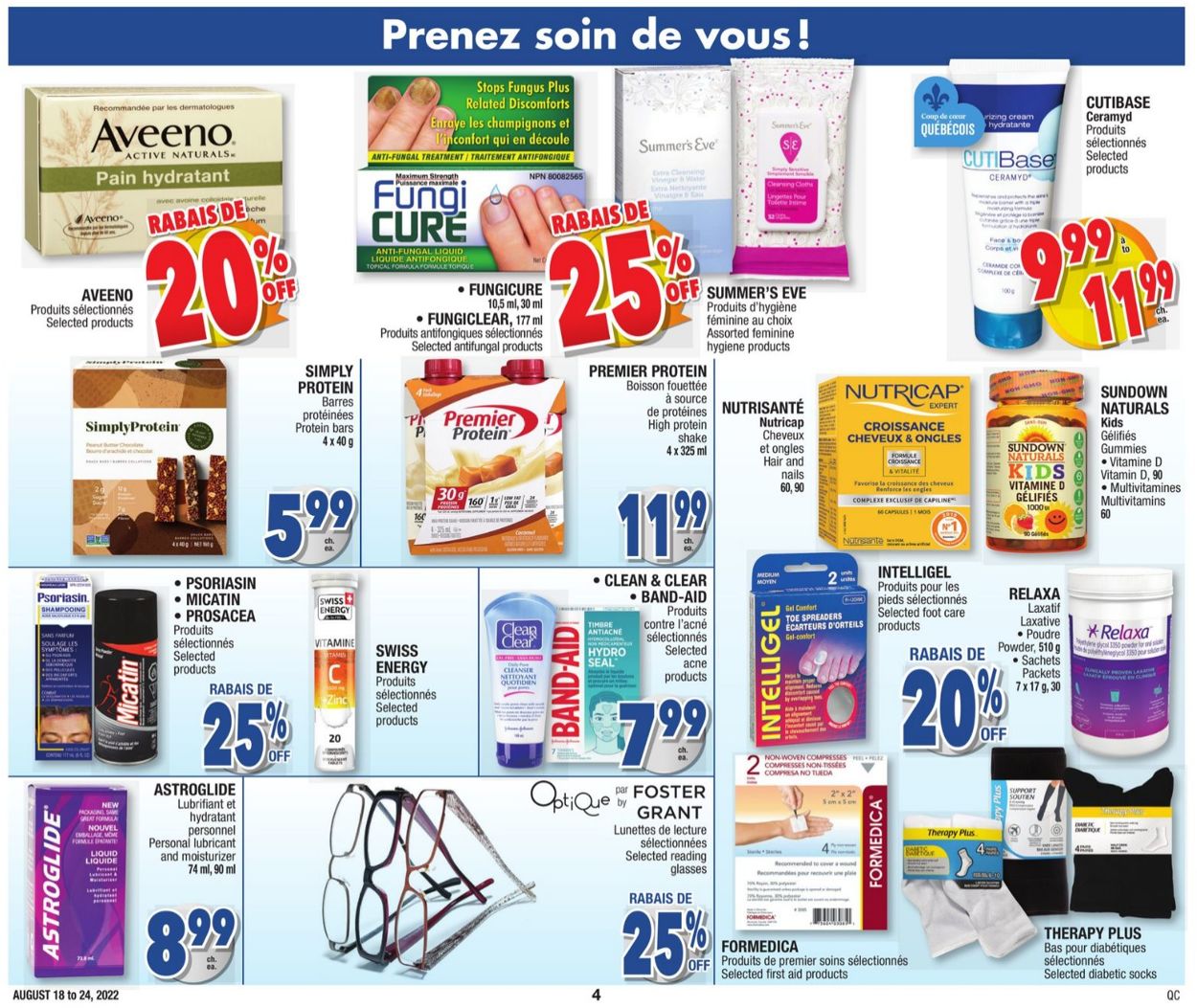 Jean Coutu Flyer - 08/18-08/24/2022 (Page 4)
