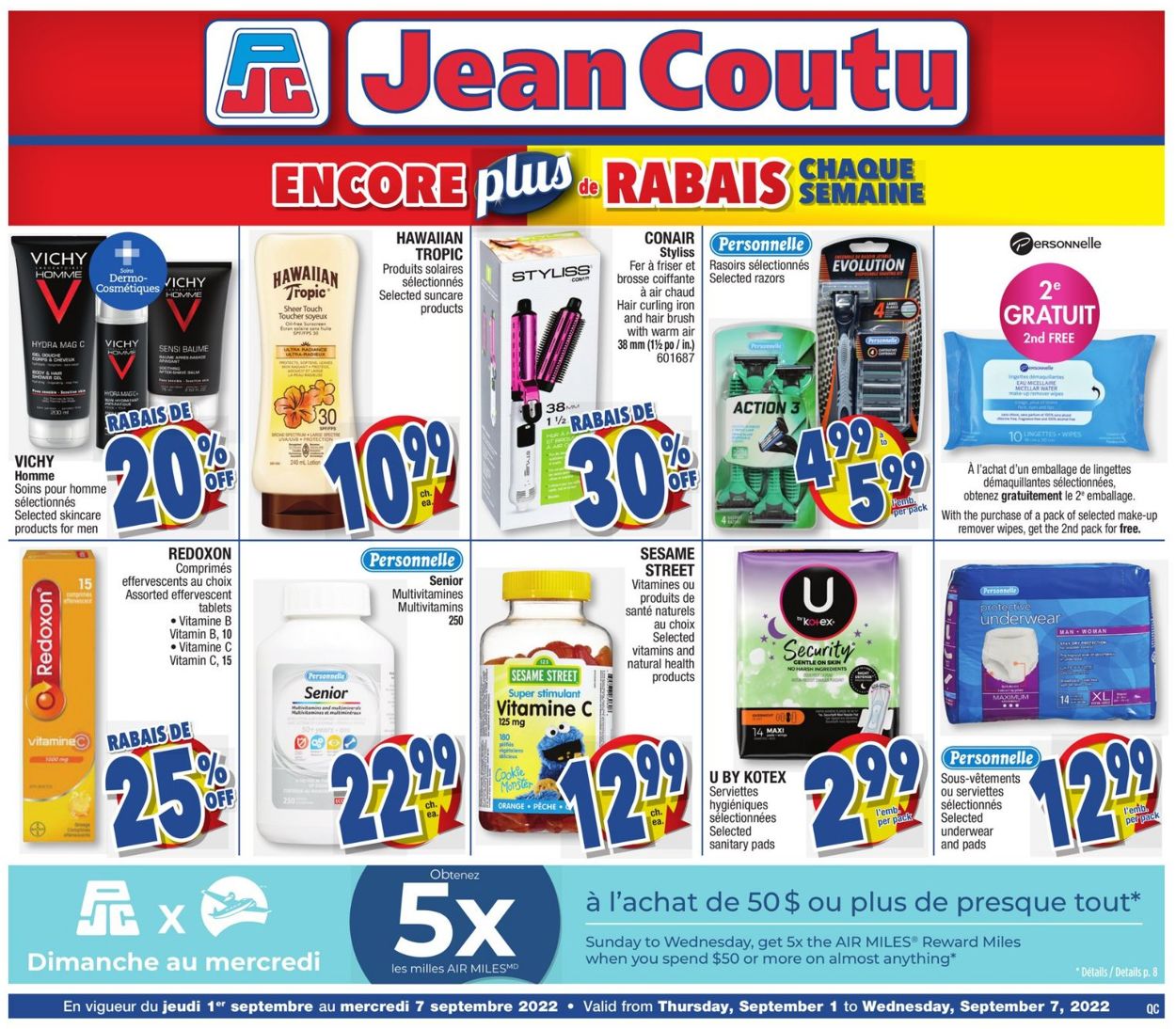 Jean Coutu Flyer - 09/01-09/07/2022