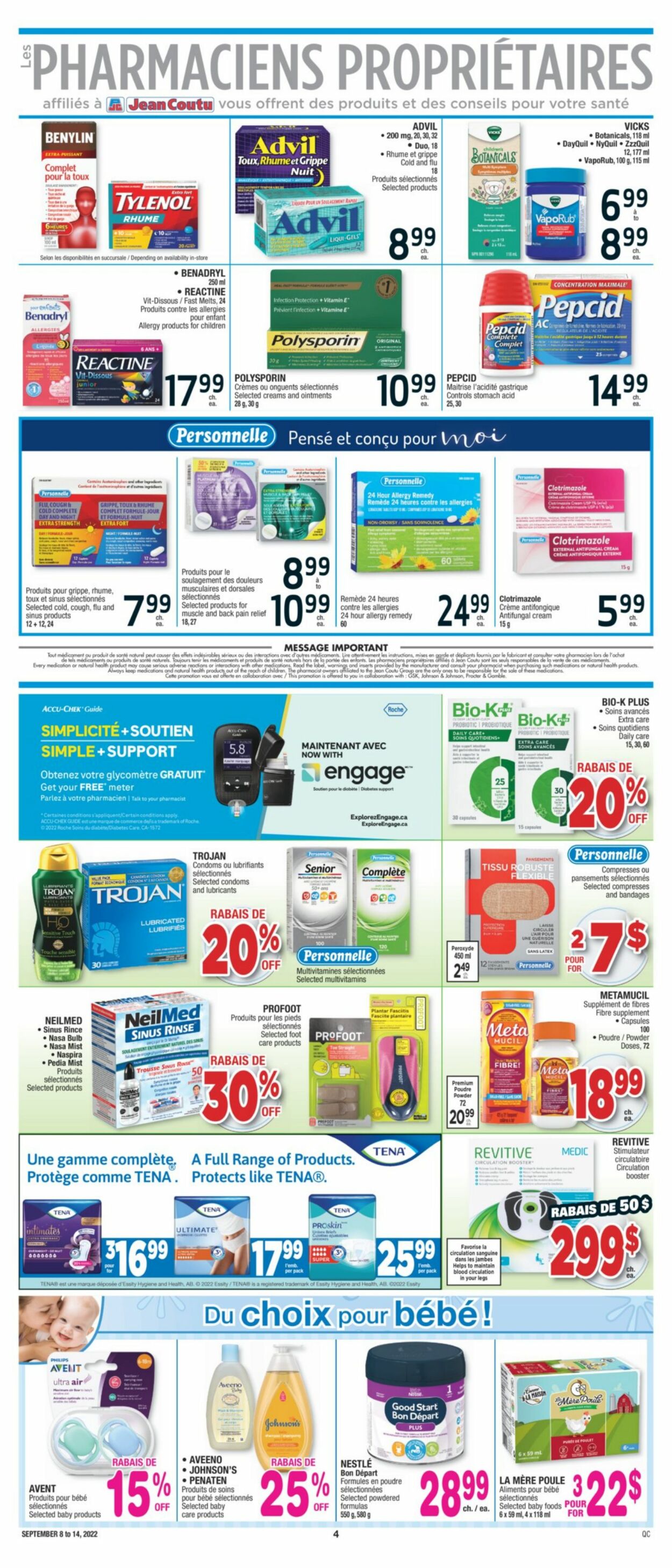Jean Coutu Flyer - 09/08-09/14/2022 (Page 4)