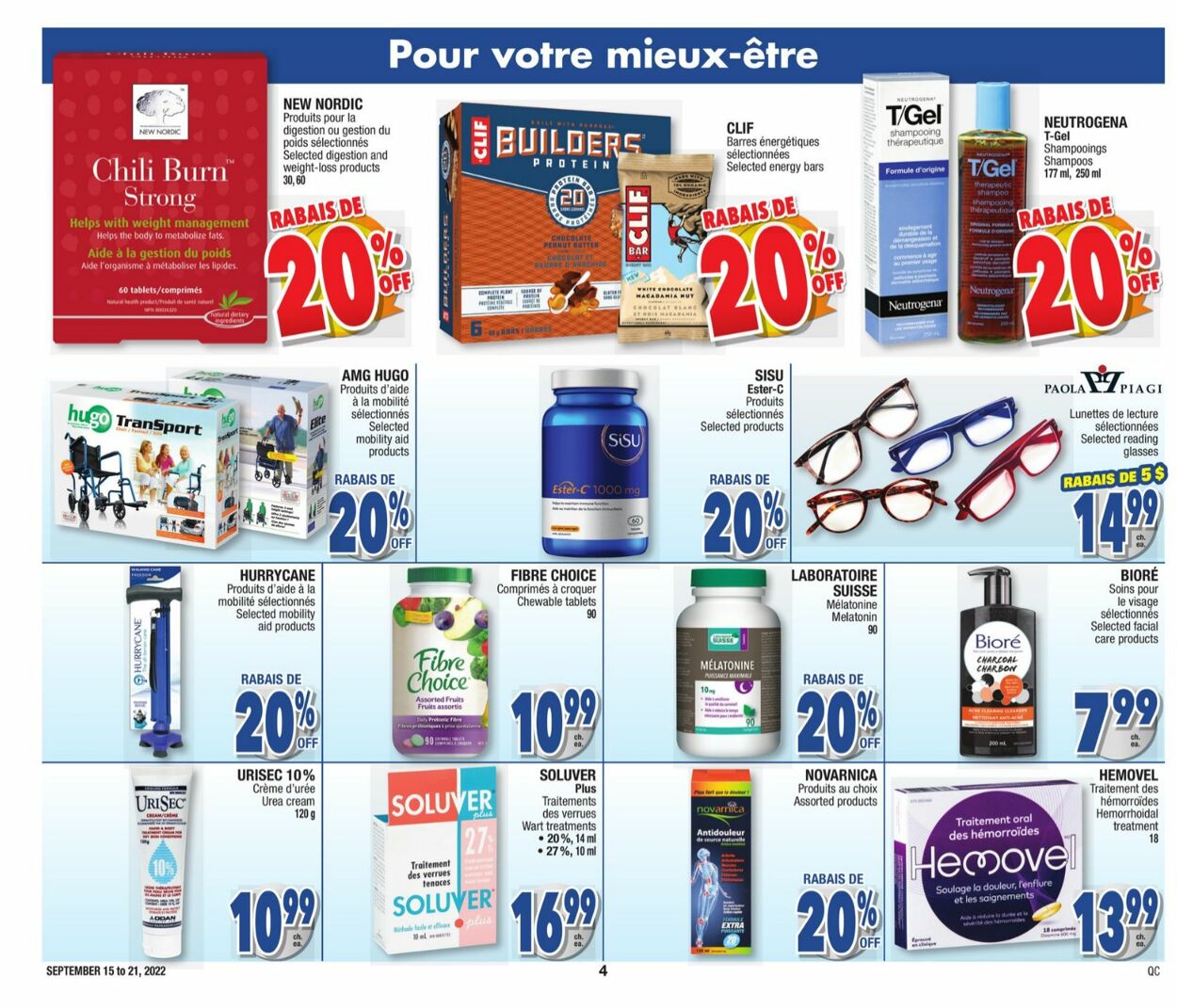 Jean Coutu Flyer - 09/15-09/21/2022 (Page 4)