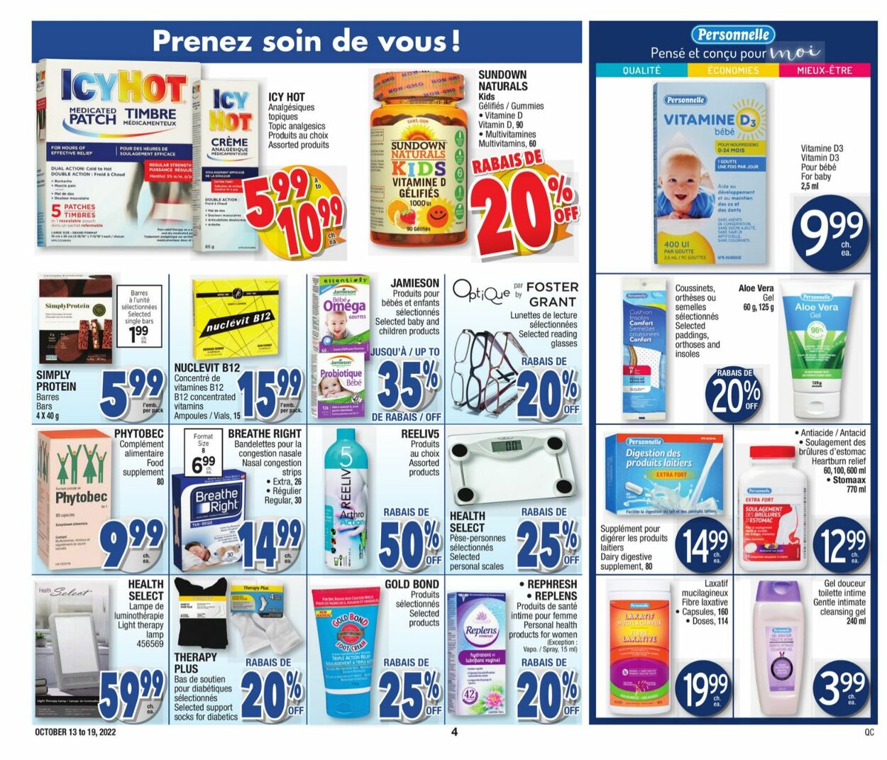 Jean Coutu Flyer - 10/13-10/19/2022 (Page 4)
