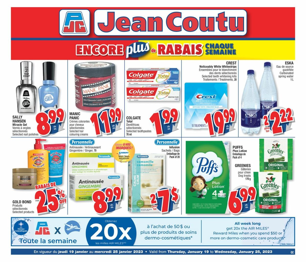 Jean Coutu Flyer - 01/19-01/25/2023