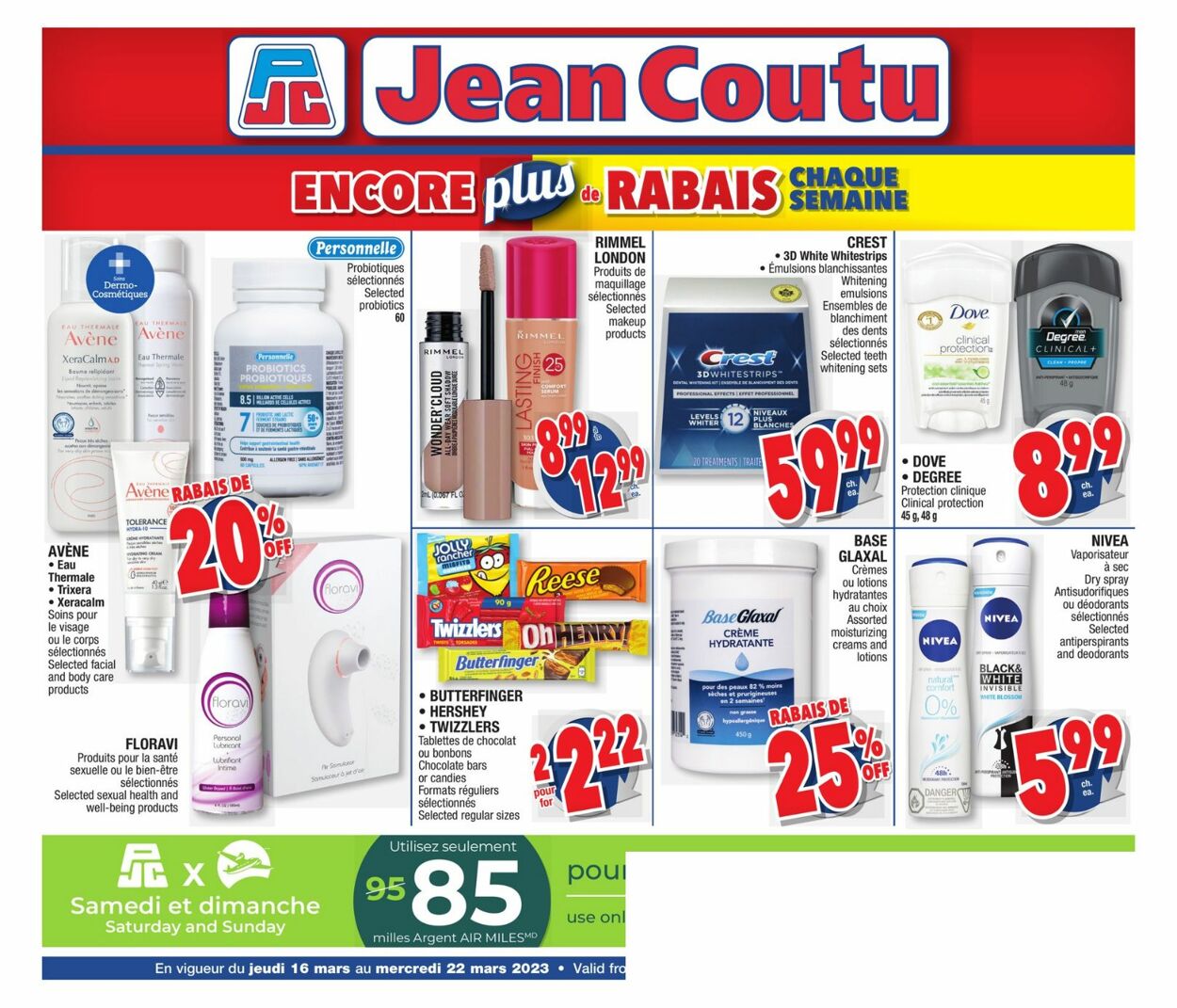 Jean Coutu Flyer - 03/16-03/22/2023
