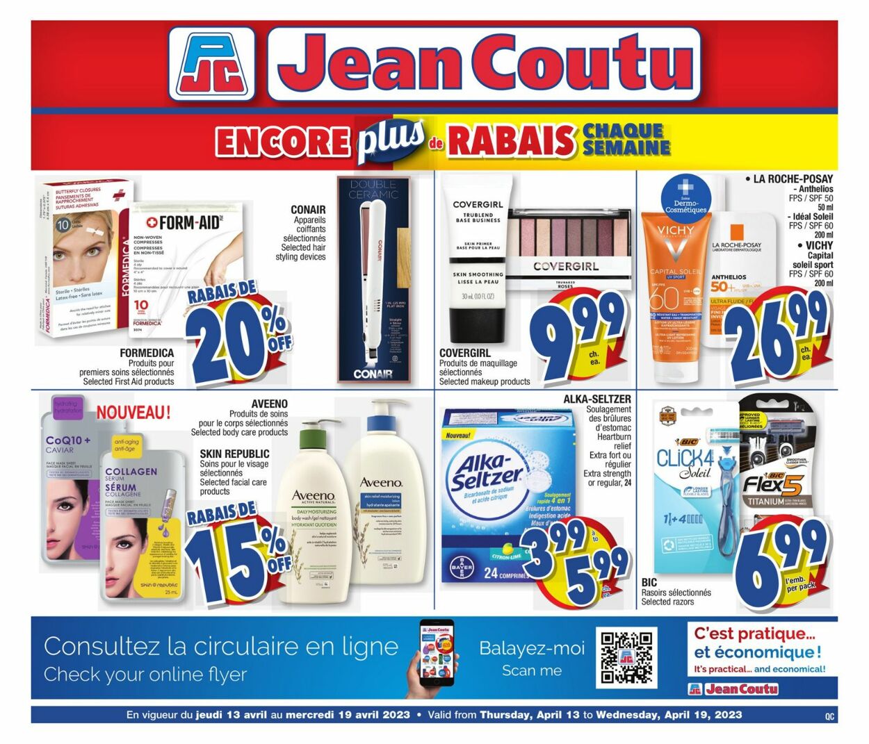 Jean Coutu Flyer - 04/13-04/19/2023