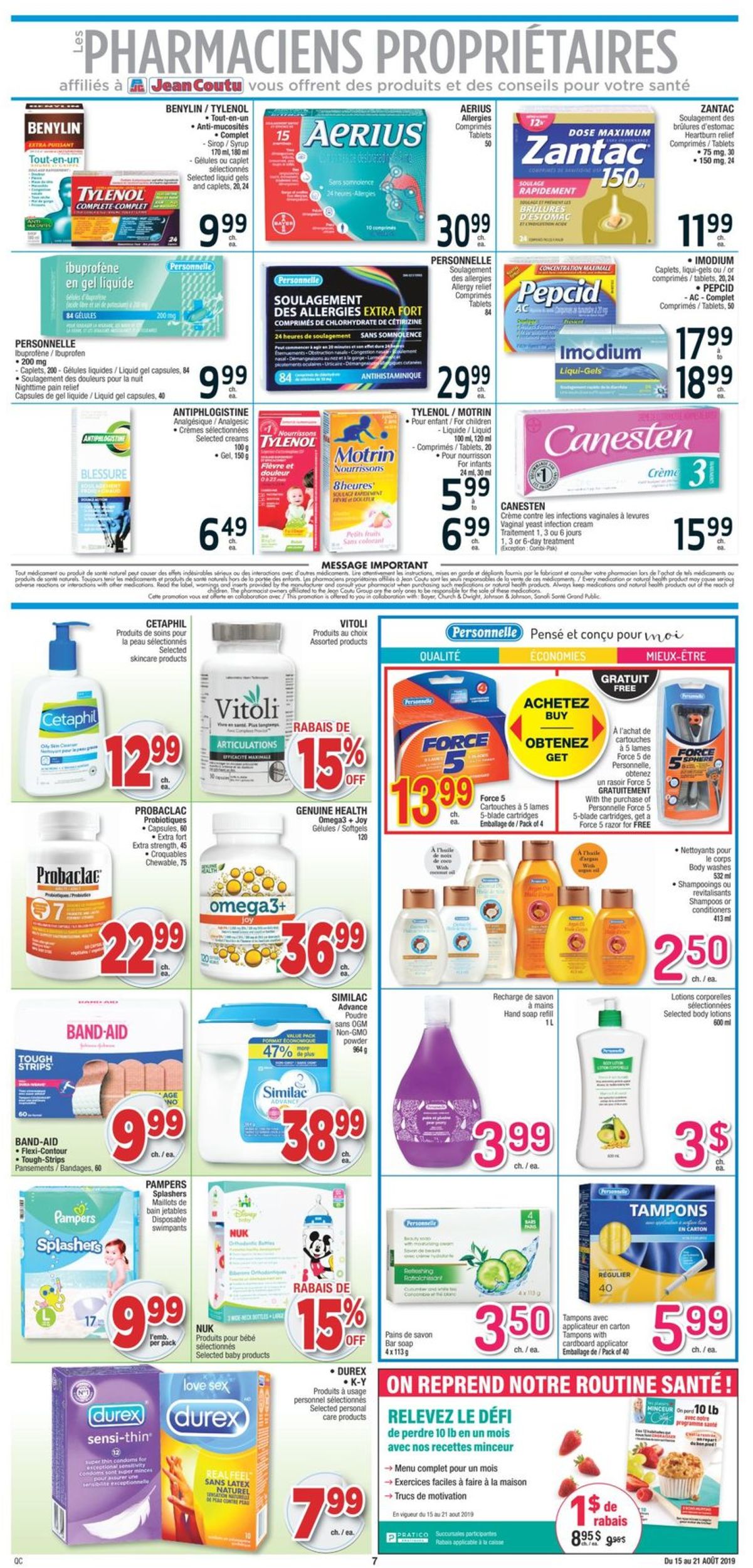 Jean Coutu Flyer - 08/15-08/21/2019 (Page 6)
