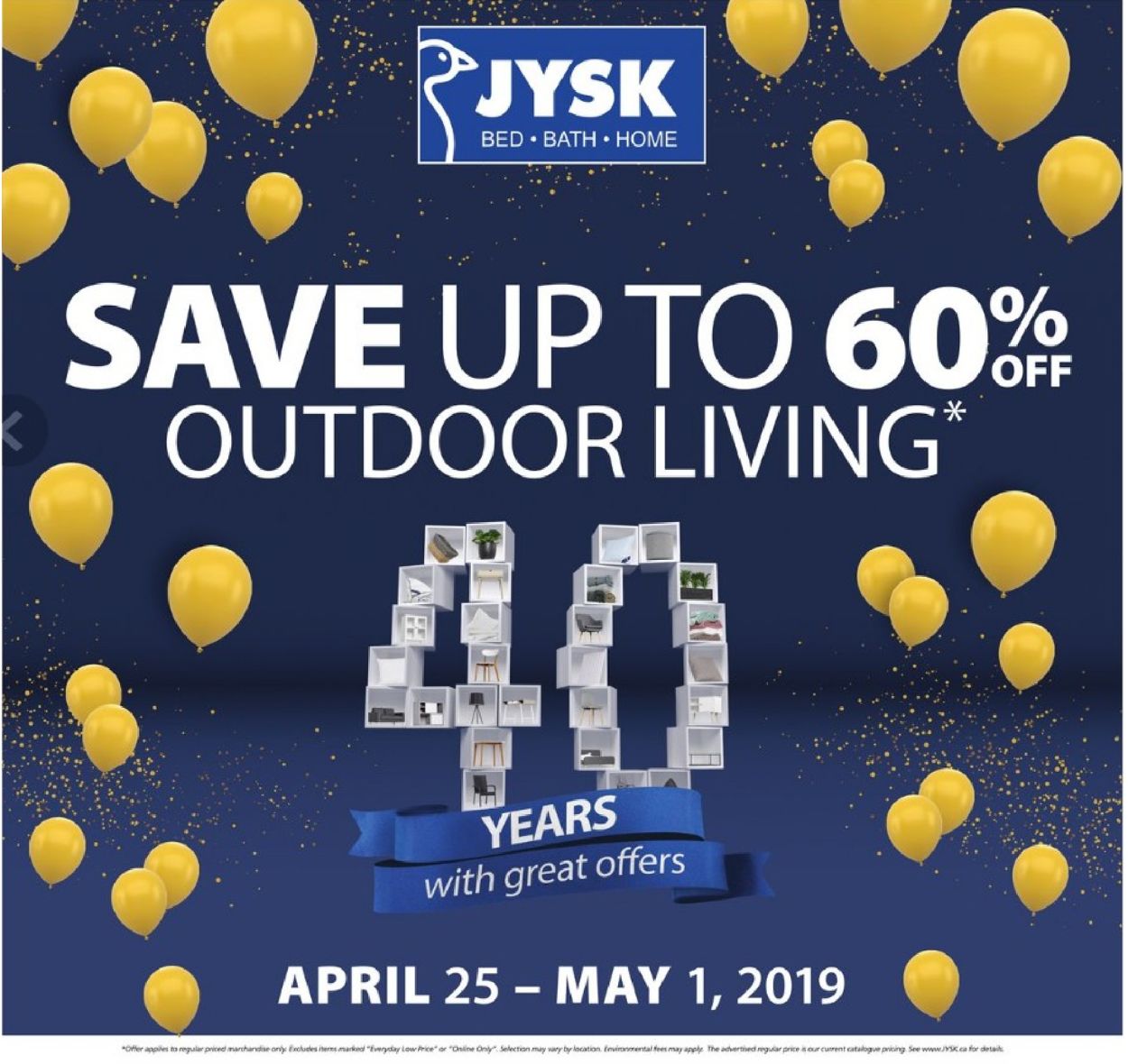 JYSK Flyer - 04/25-05/01/2019