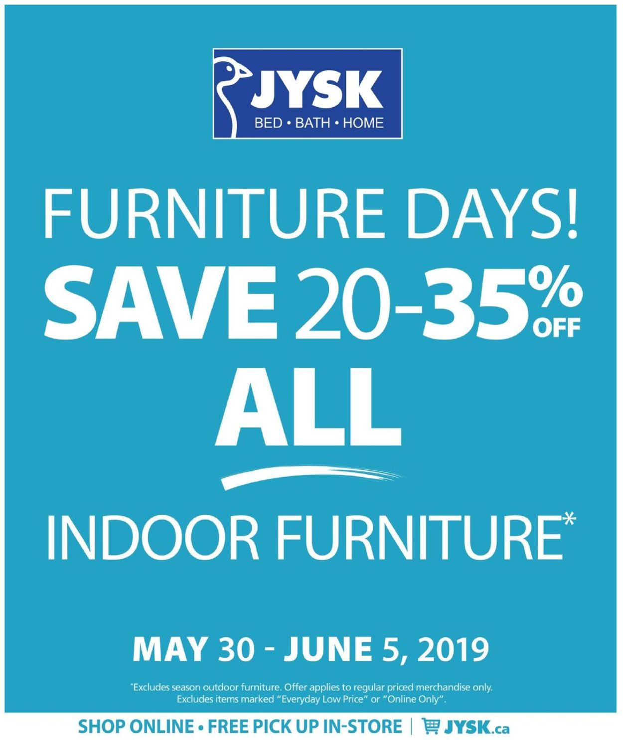 JYSK Flyer - 05/30-06/05/2019