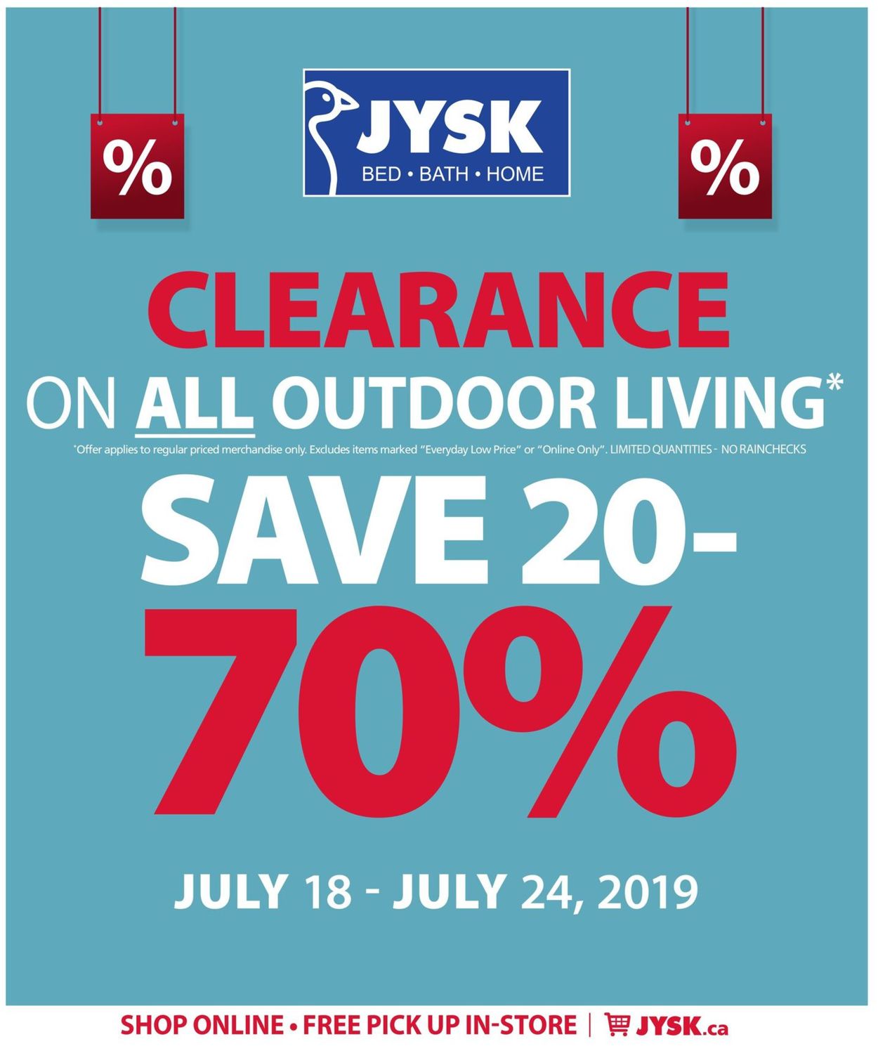 JYSK Flyer - 07/18-07/24/2019