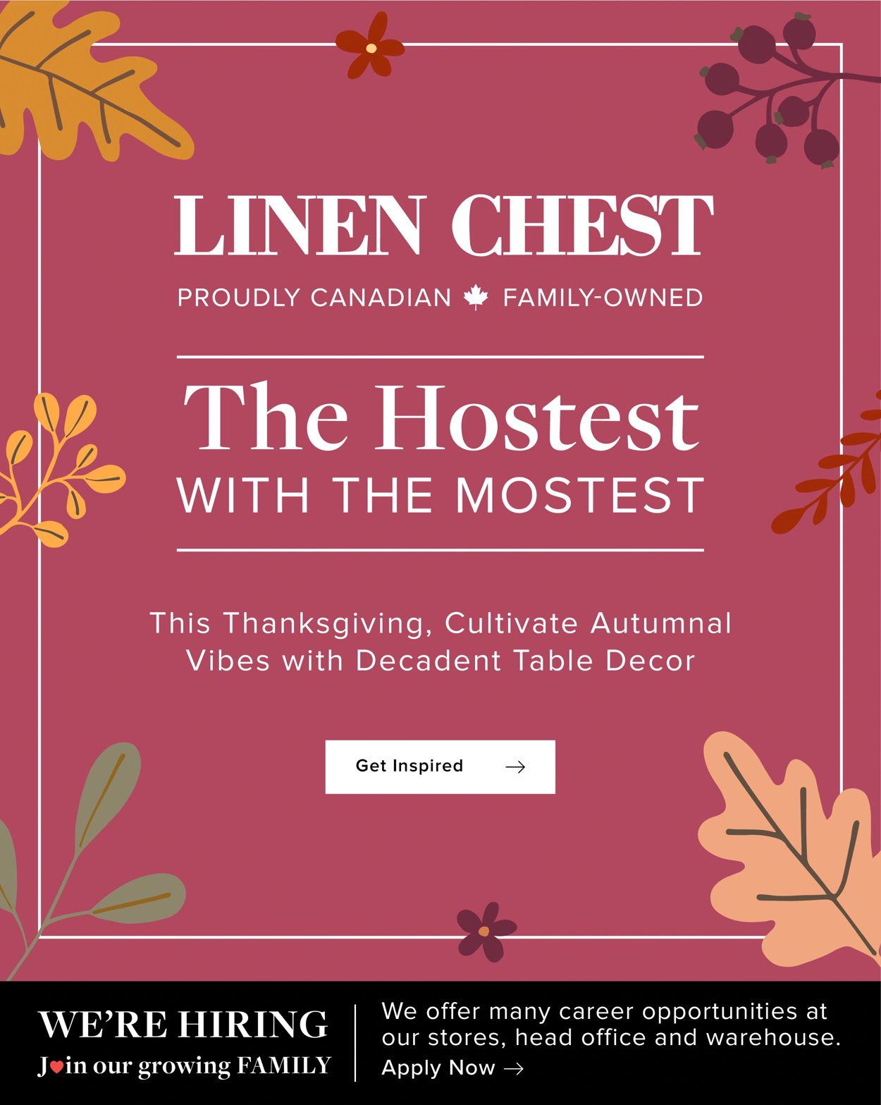 Linen Chest Flyer - 10/01-10/10/2021