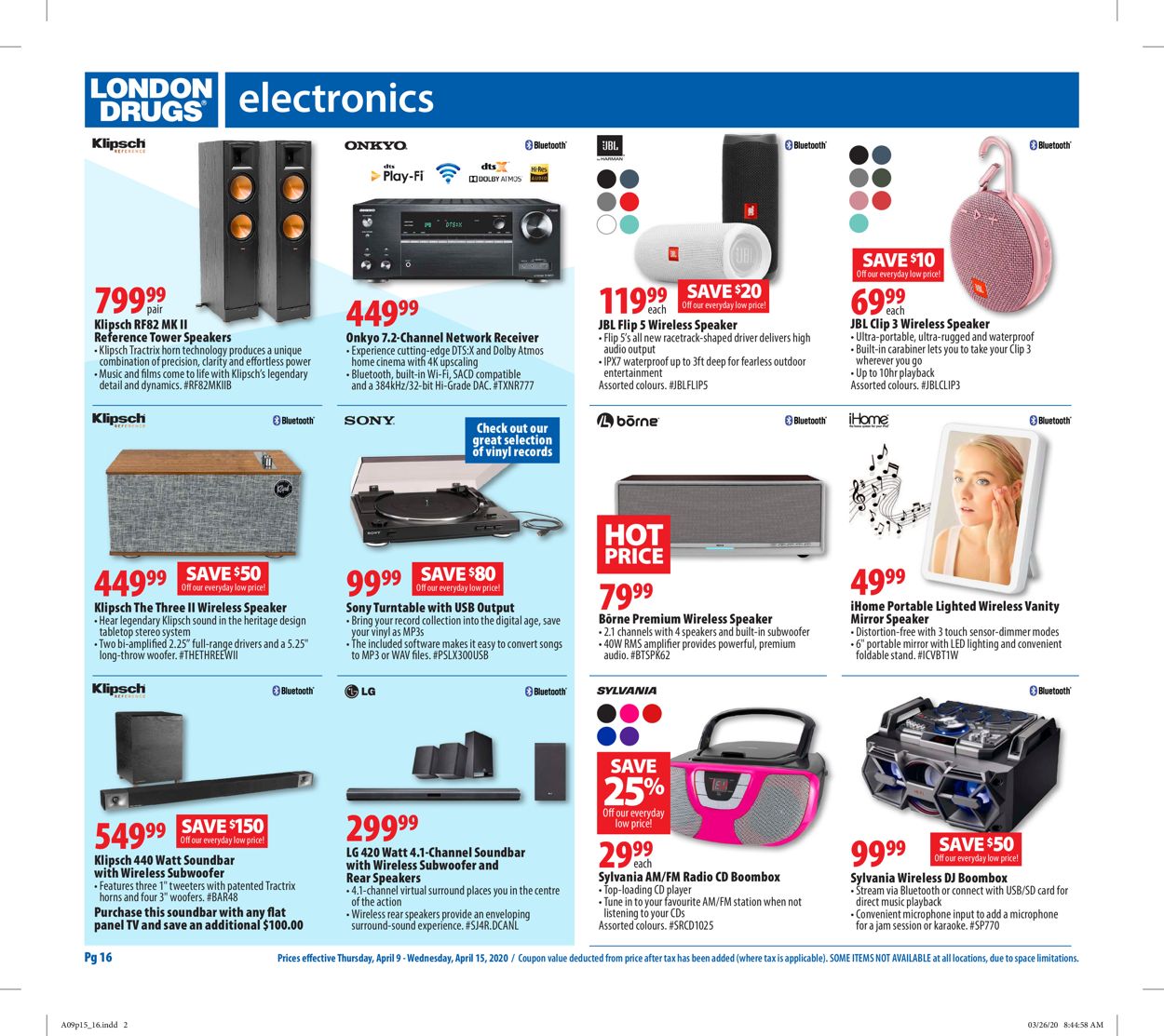 London Drugs Flyer - 04/09-04/15/2020 (Page 16)