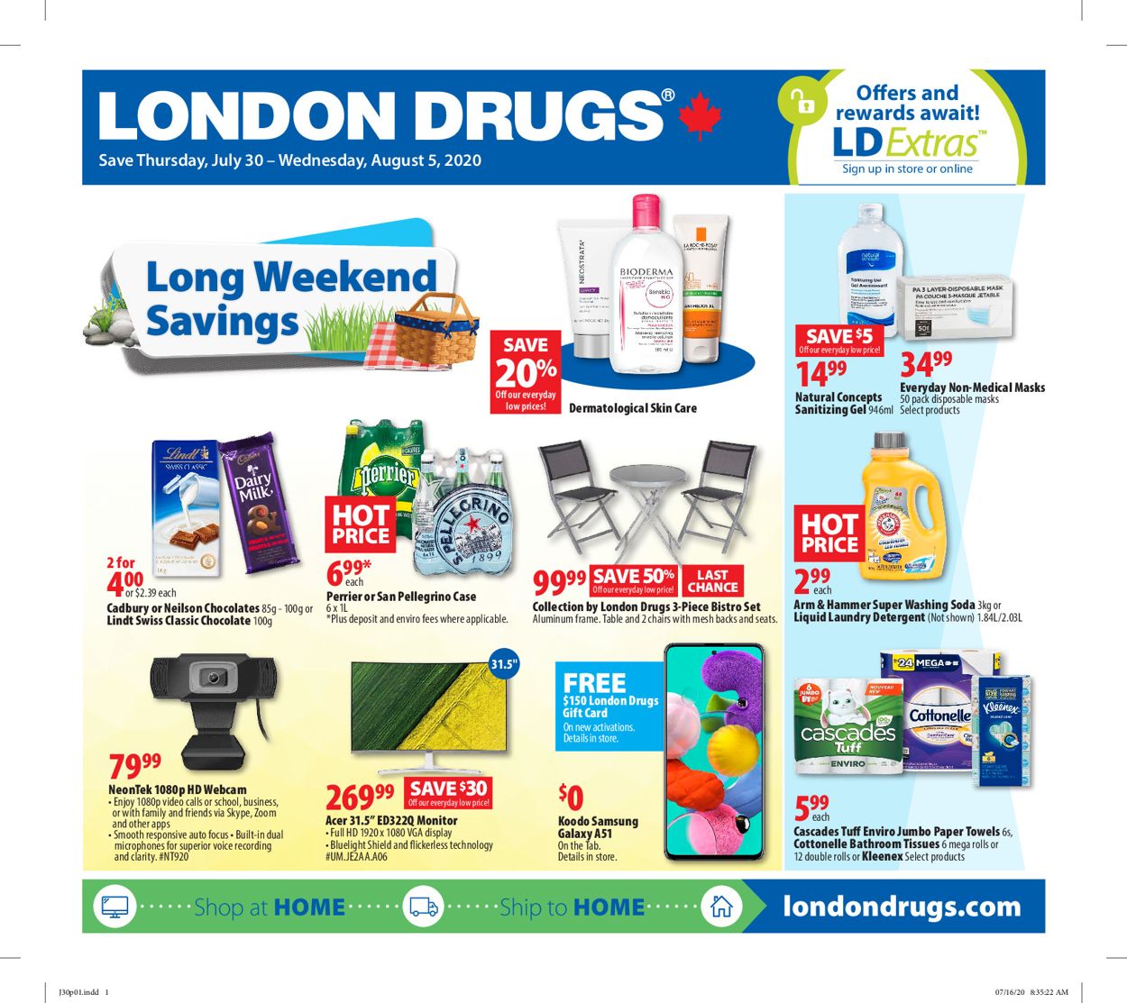London Drugs Flyer - 07/30-08/05/2020