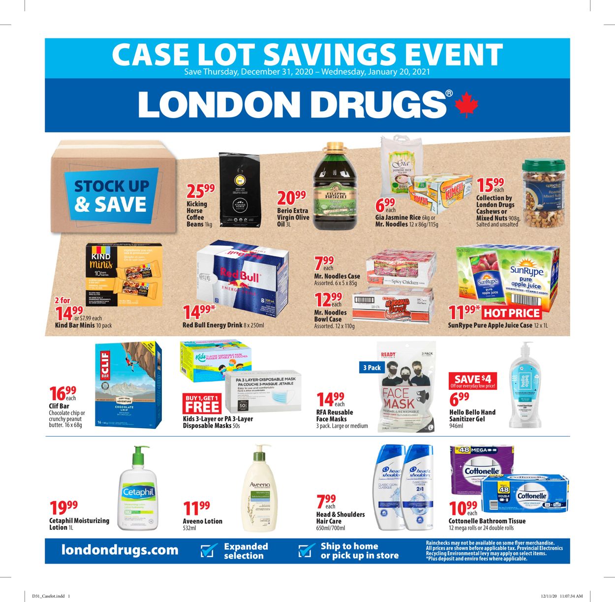 London Drugs Flyer - 12/31-01/20/2021