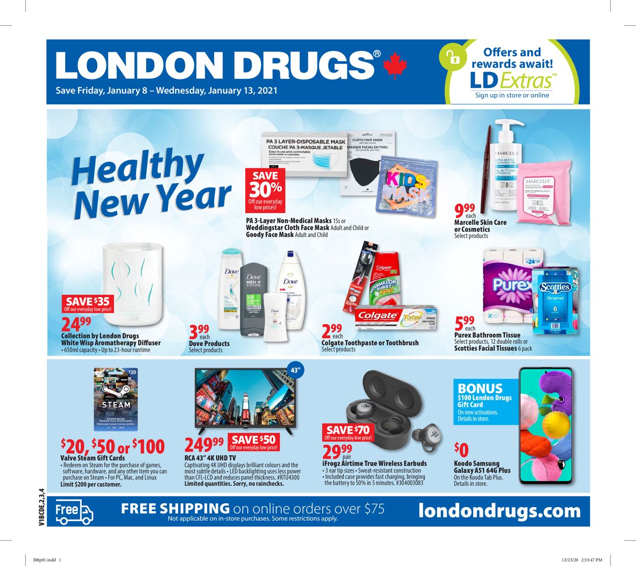 London Drugs Flyer - 01/08-01/13/2021