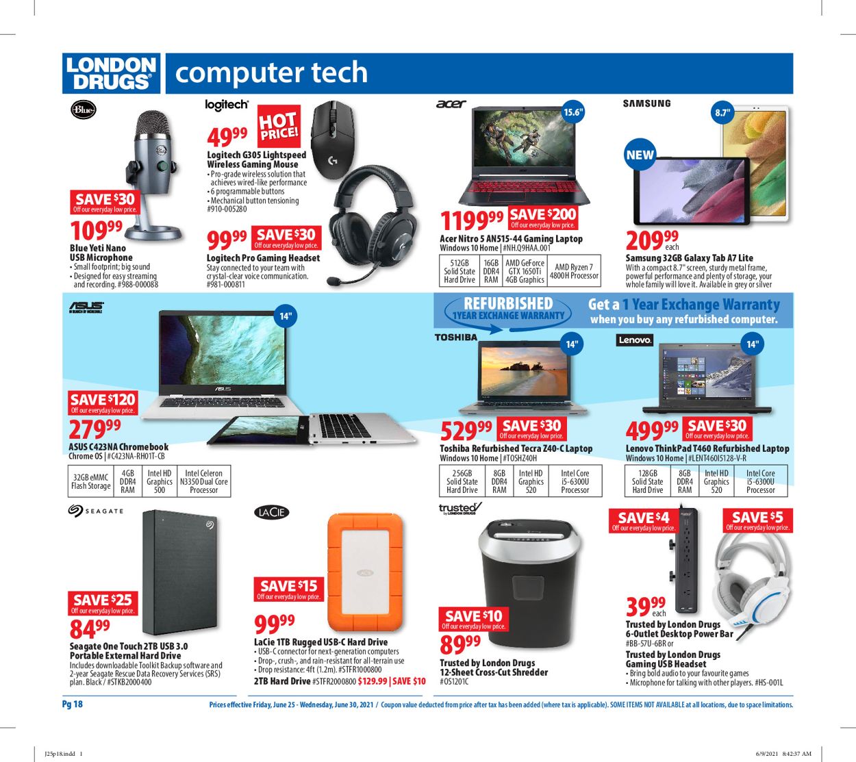 London Drugs Flyer - 06/25-06/30/2021 (Page 18)