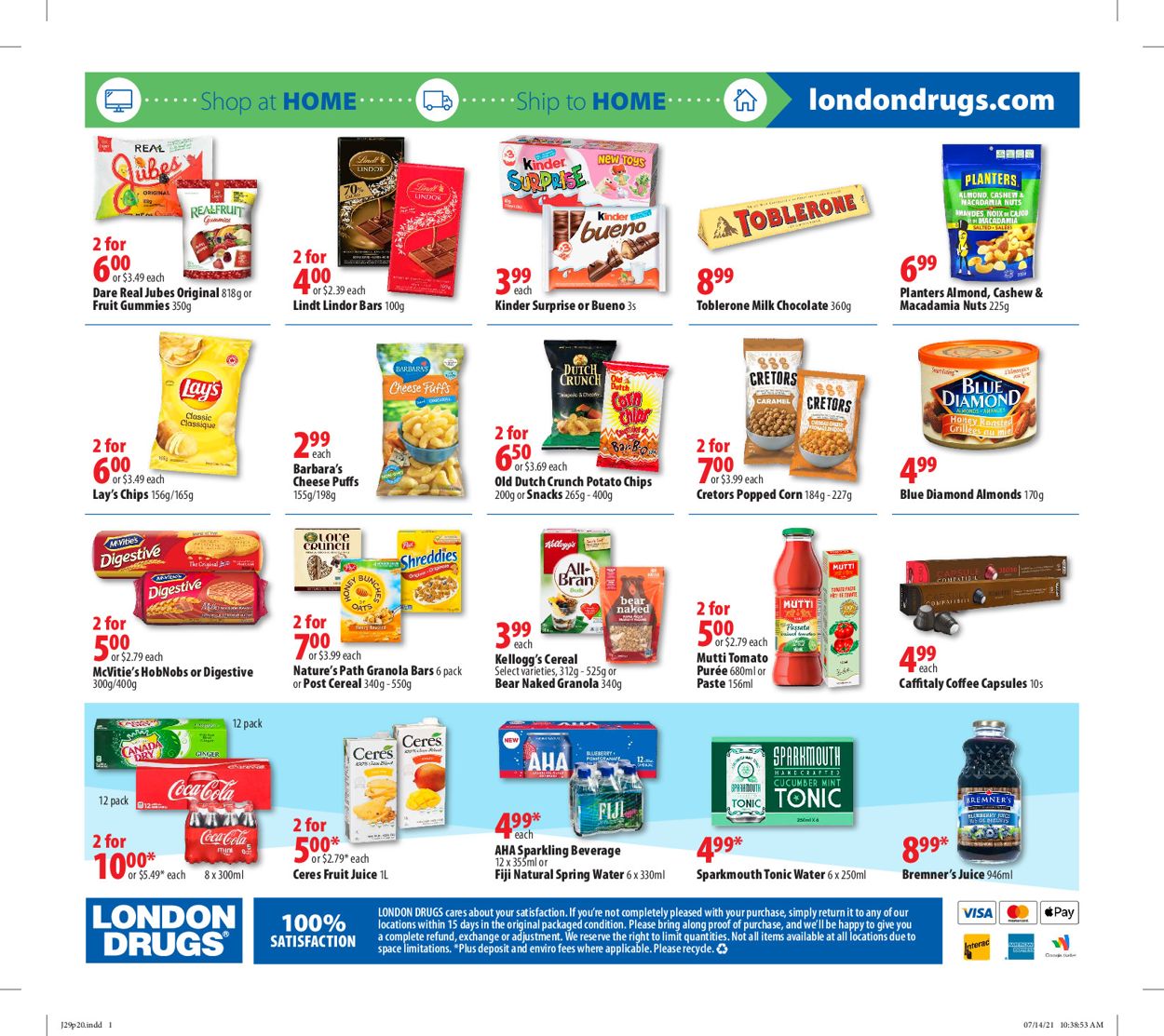 London Drugs Flyer - 07/29-08/04/2021 (Page 20)