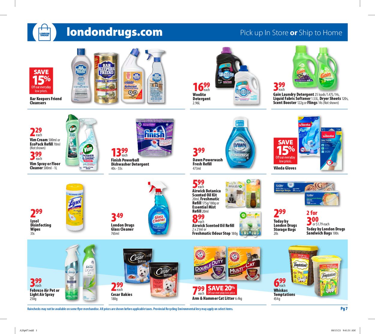 London Drugs Flyer - 08/20-08/25/2021 (Page 7)