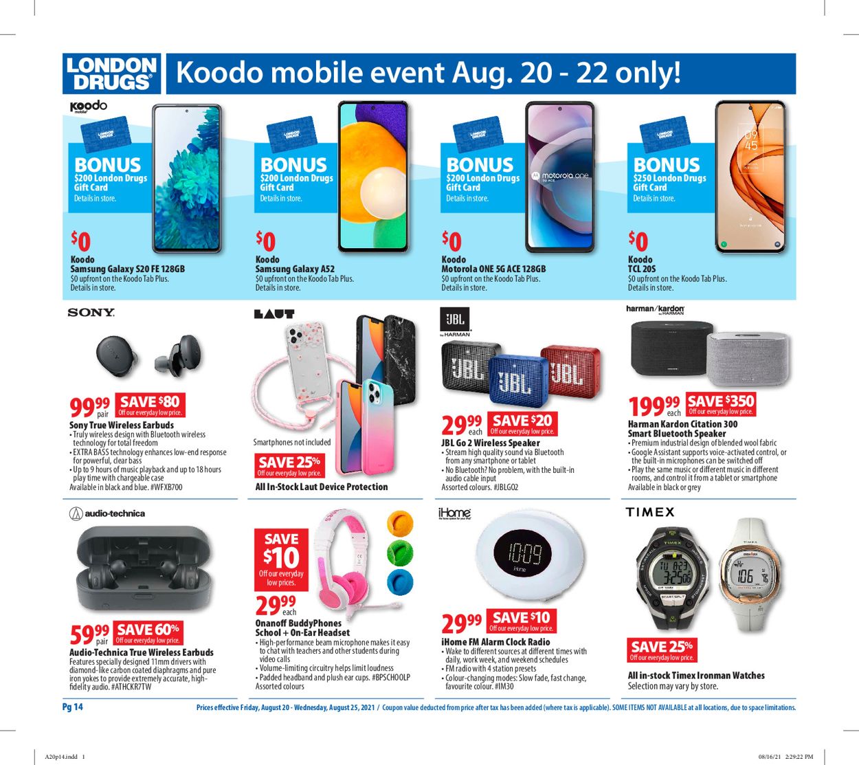 London Drugs Flyer - 08/20-08/25/2021 (Page 14)
