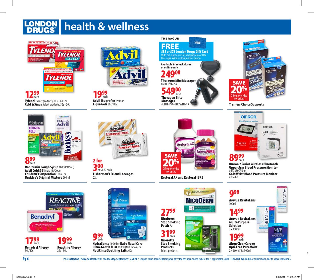London Drugs Flyer - 09/10-09/15/2021 (Page 6)