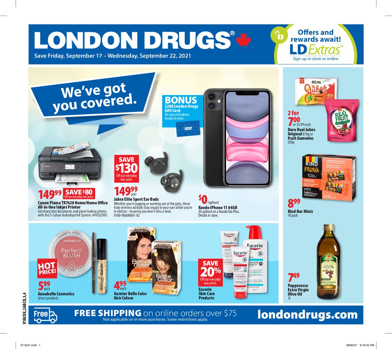 London Drugs Flyer - 09/17-09/22/2021