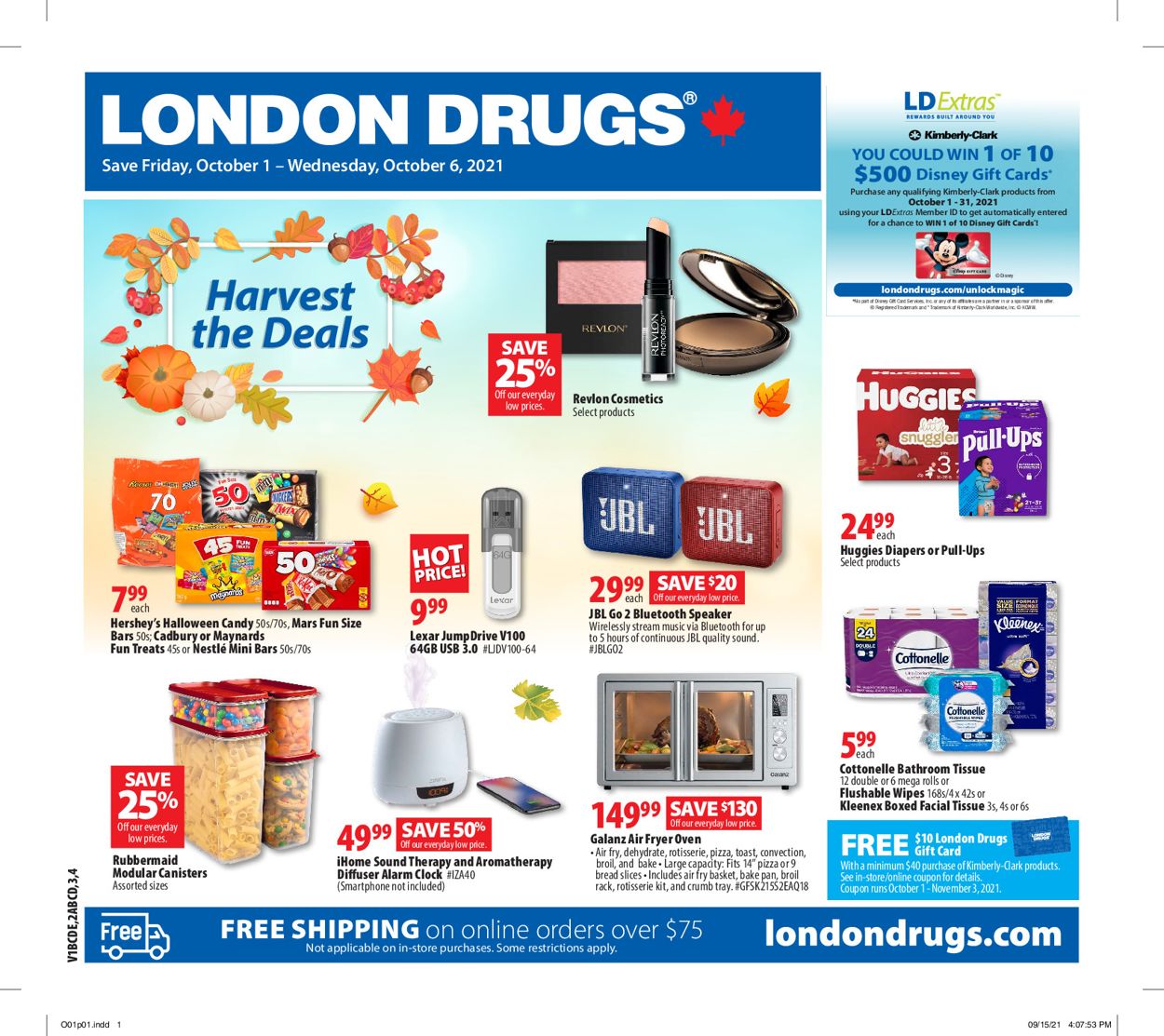 London Drugs Flyer - 10/01-10/06/2021