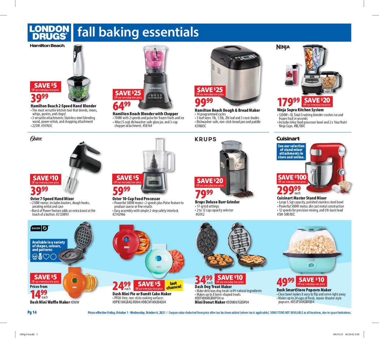 London Drugs Flyer - 10/01-10/06/2021 (Page 14)