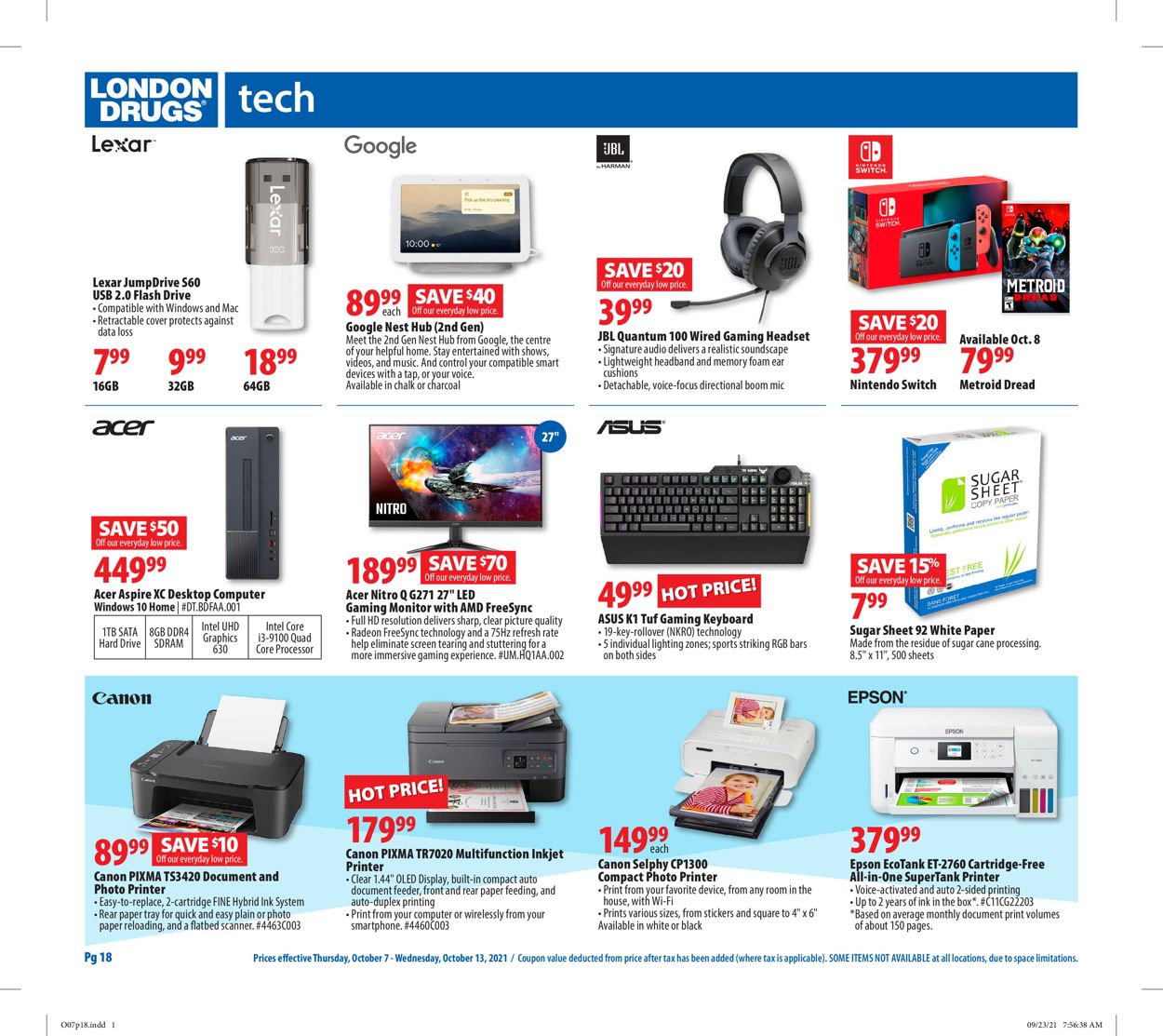 London Drugs Flyer - 10/07-10/13/2021 (Page 18)