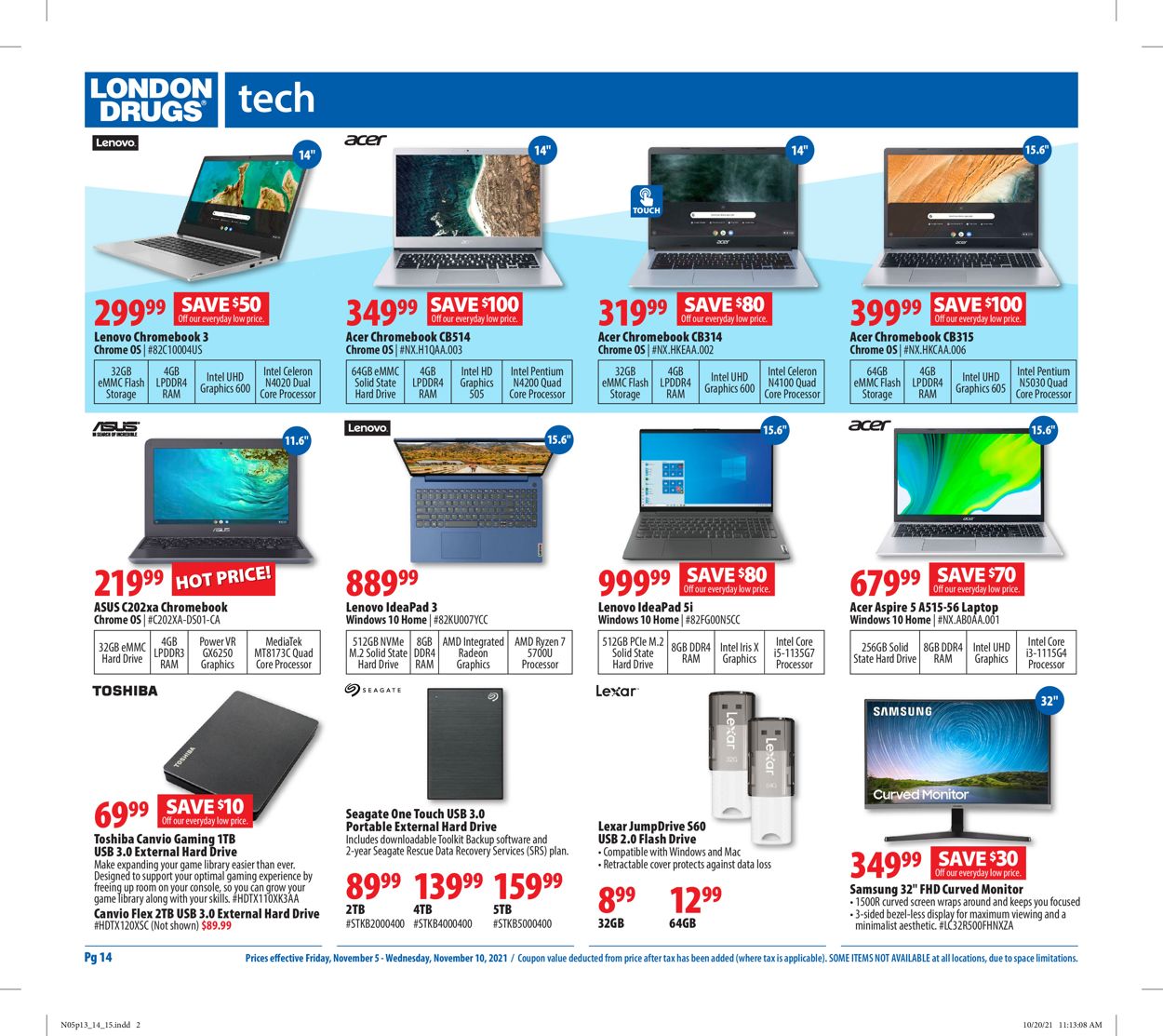 London Drugs Flyer - 11/05-11/10/2021 (Page 14)