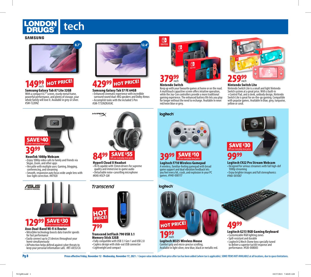 London Drugs Flyer - 11/12-11/17/2021 (Page 8)