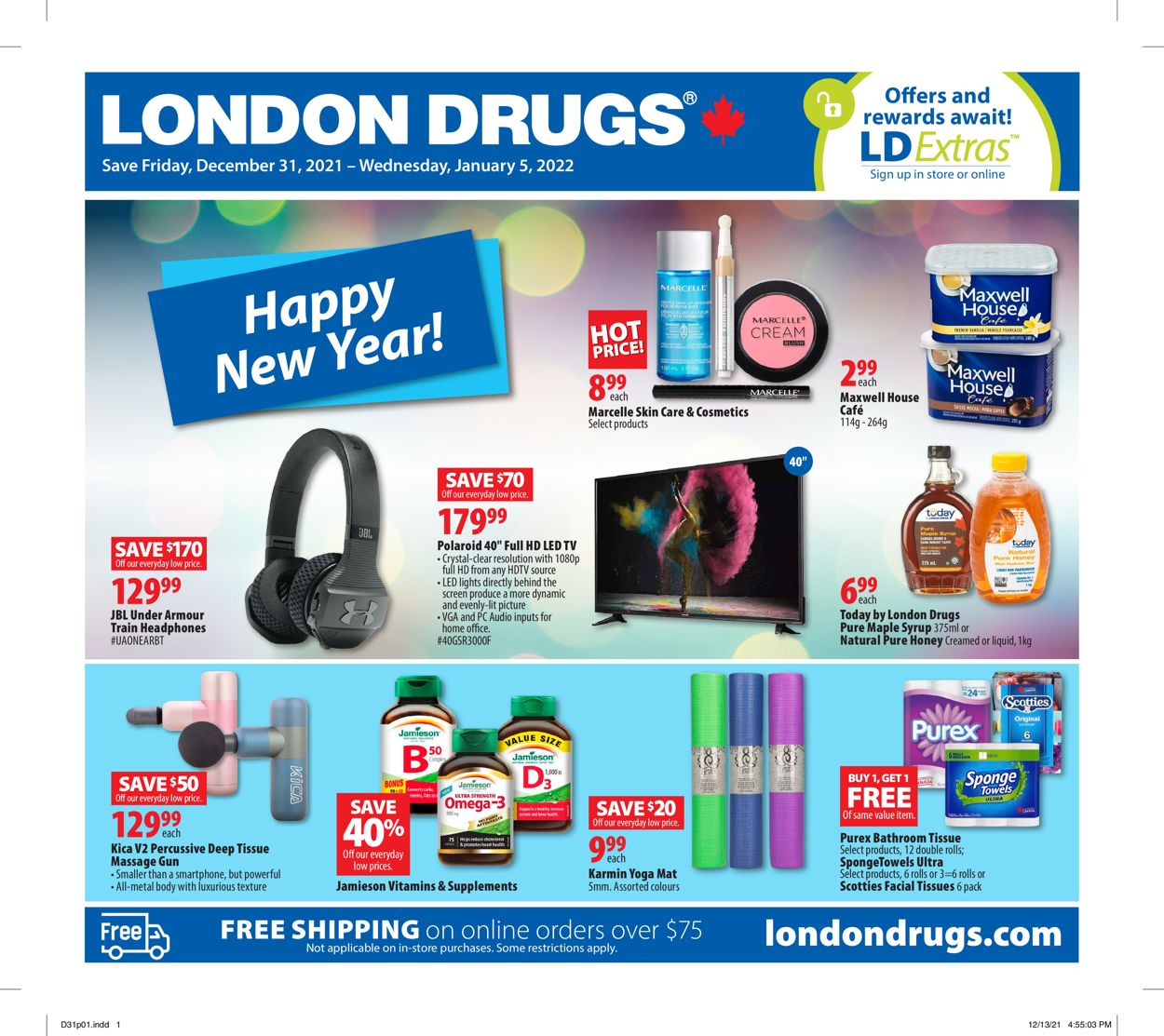 London Drugs Flyer - 12/31-01/05/2022
