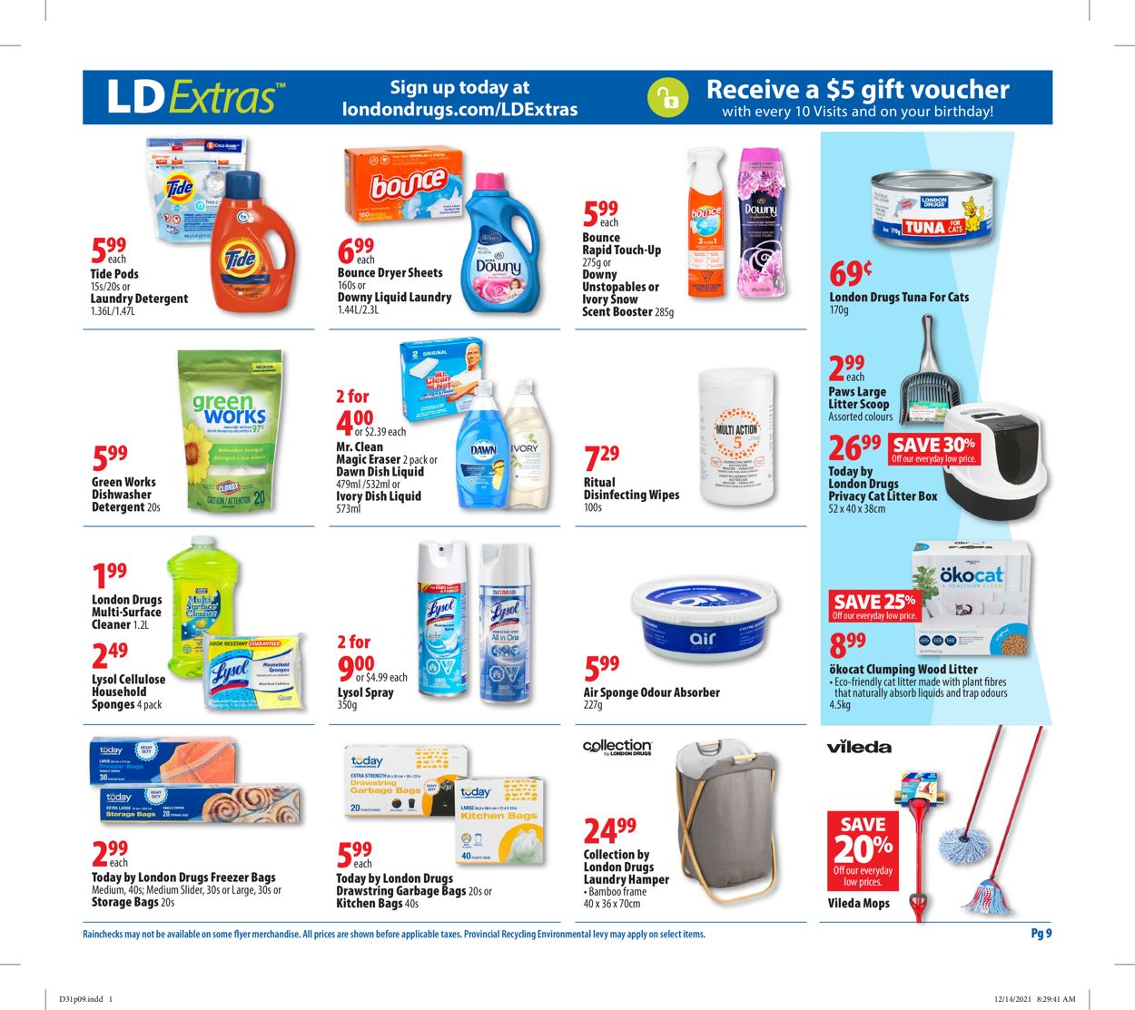 London Drugs Flyer - 12/31-01/05/2022 (Page 9)