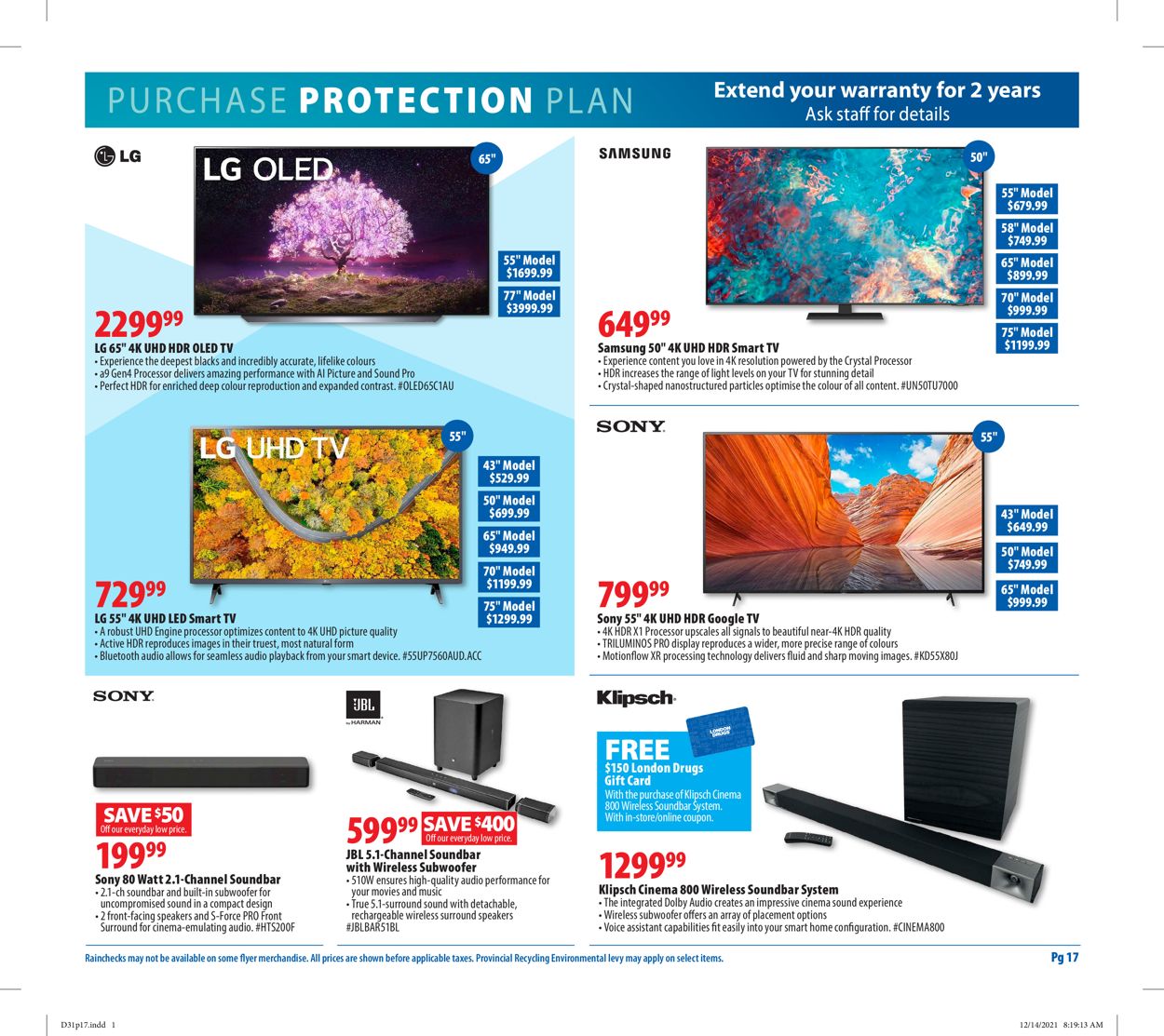 London Drugs Flyer - 12/31-01/05/2022 (Page 17)