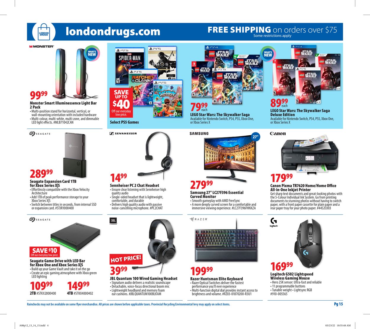 London Drugs EASTER 2022 Flyer - 04/08-04/13/2022 (Page 15)