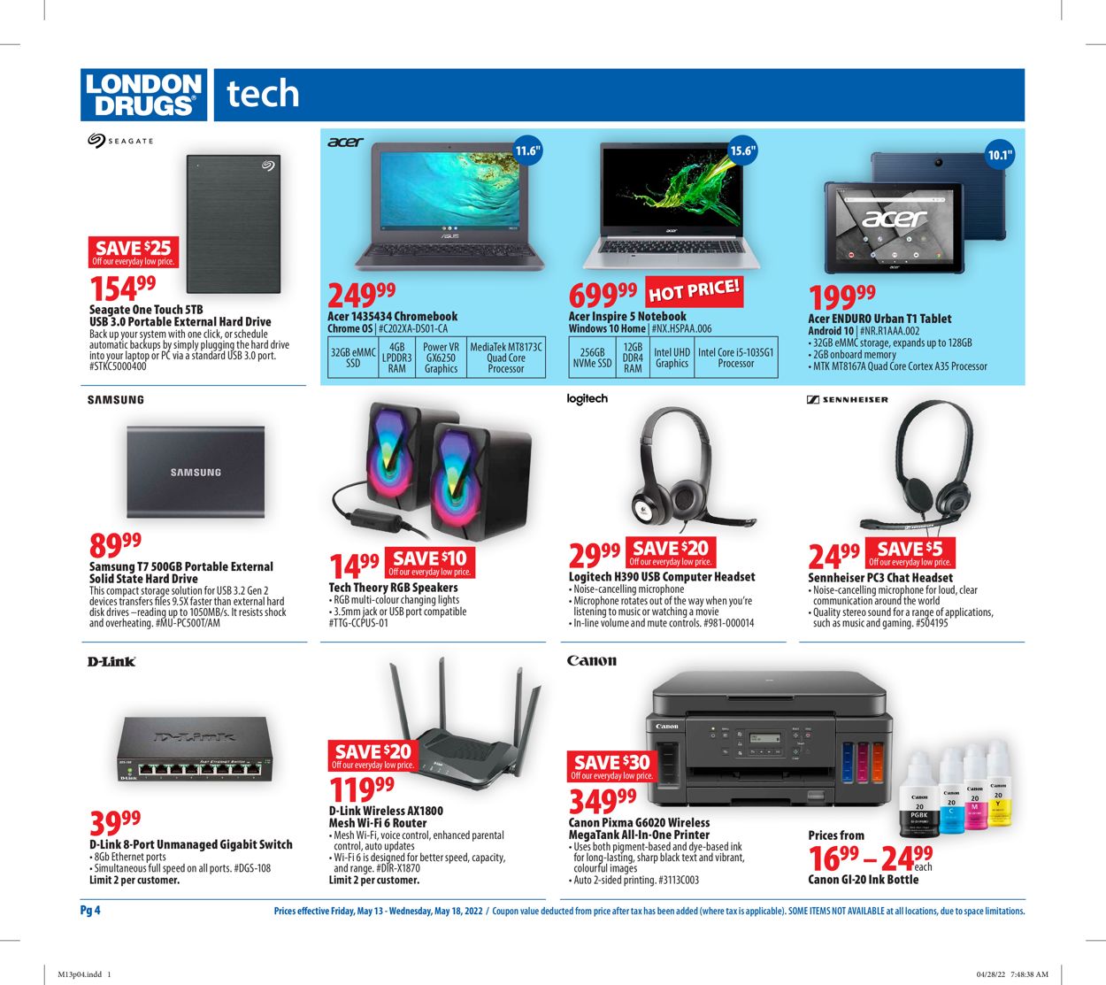 London Drugs Flyer - 05/13-05/18/2022 (Page 4)