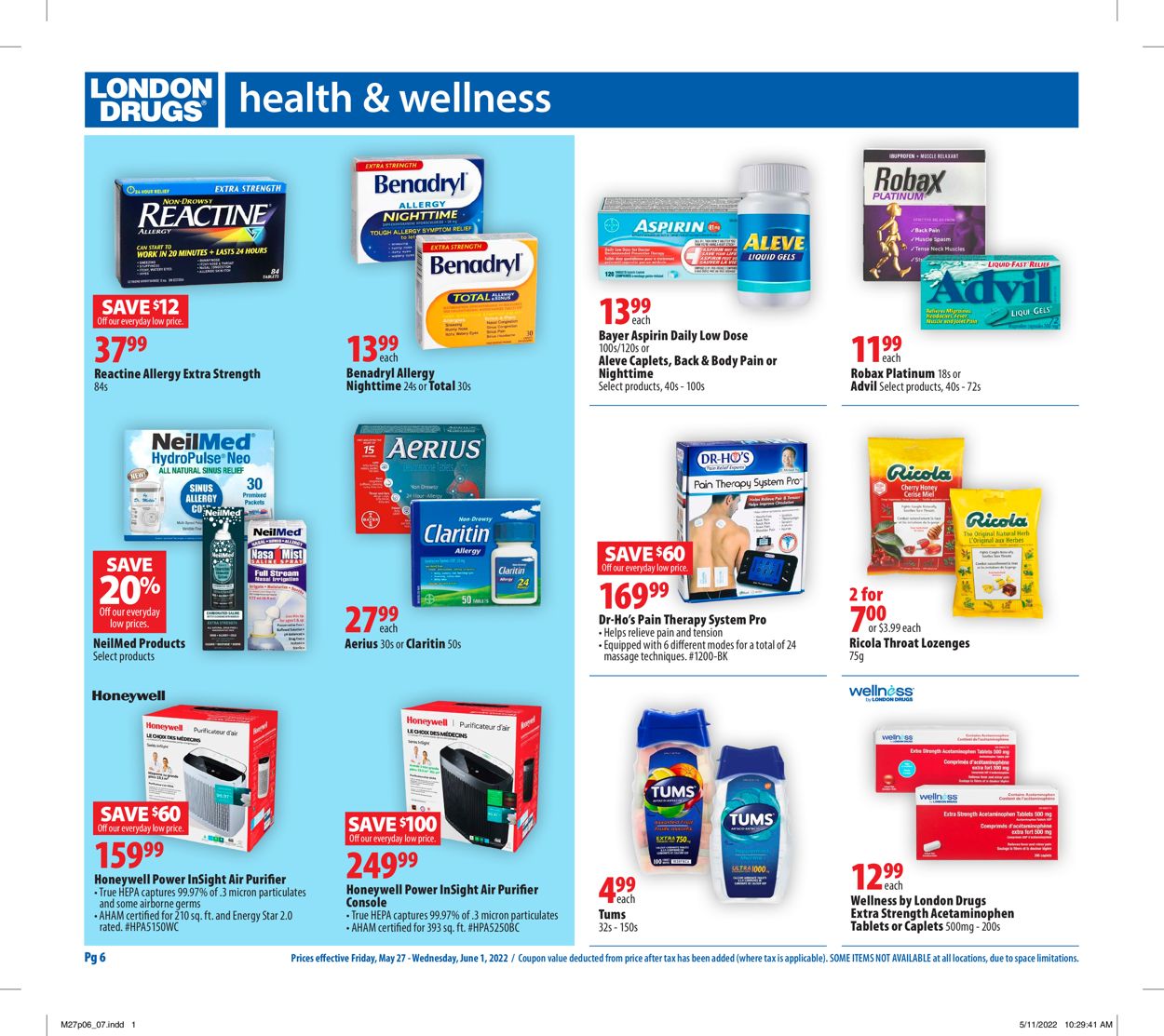 London Drugs Flyer - 05/27-06/01/2022 (Page 6)