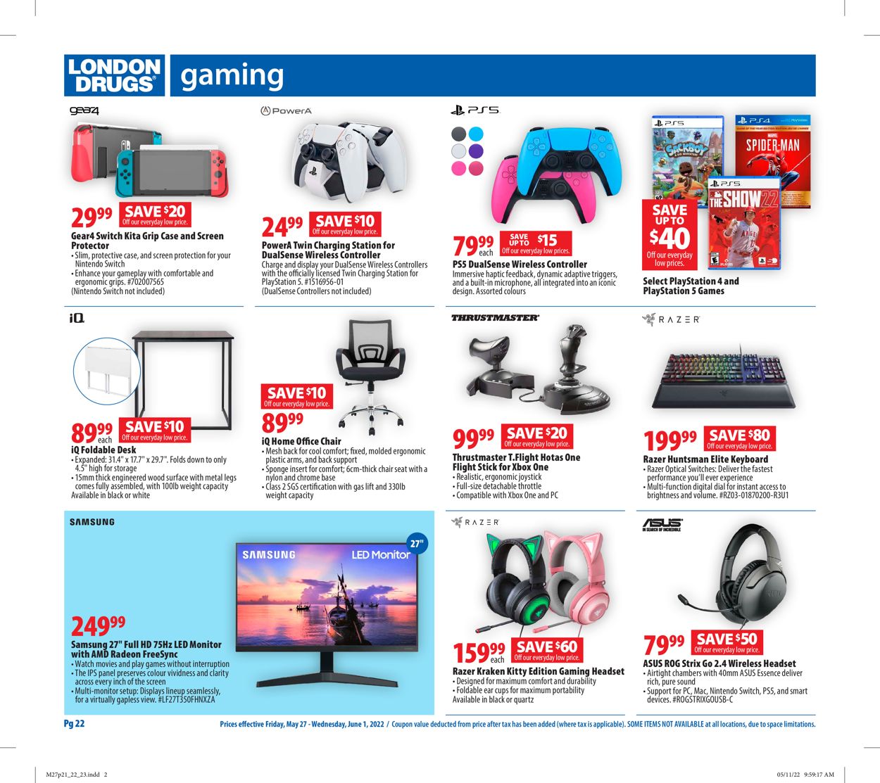 London Drugs Flyer - 05/27-06/01/2022 (Page 22)