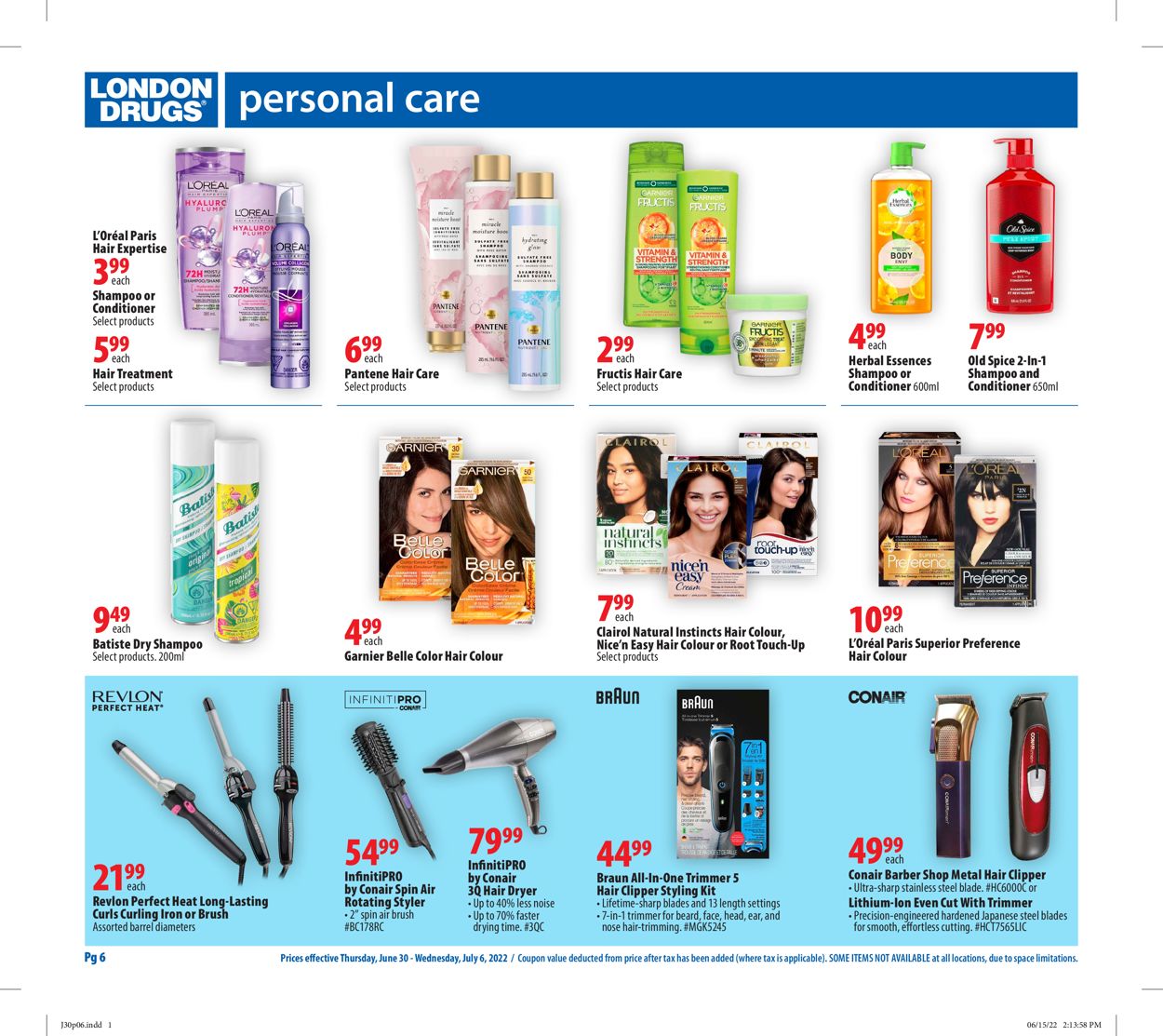 London Drugs Flyer - 06/30-07/06/2022 (Page 6)