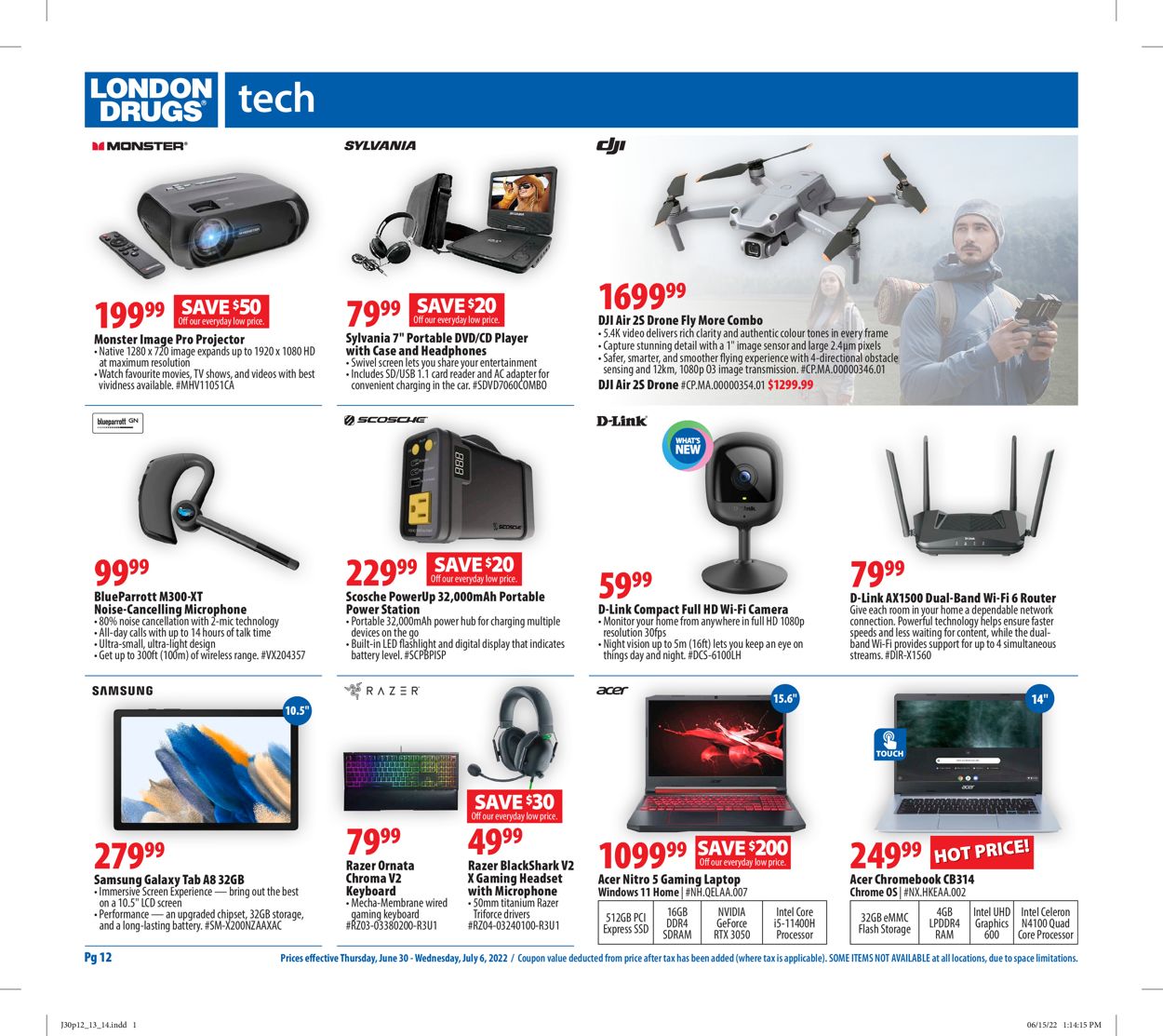London Drugs Flyer - 06/30-07/06/2022 (Page 12)